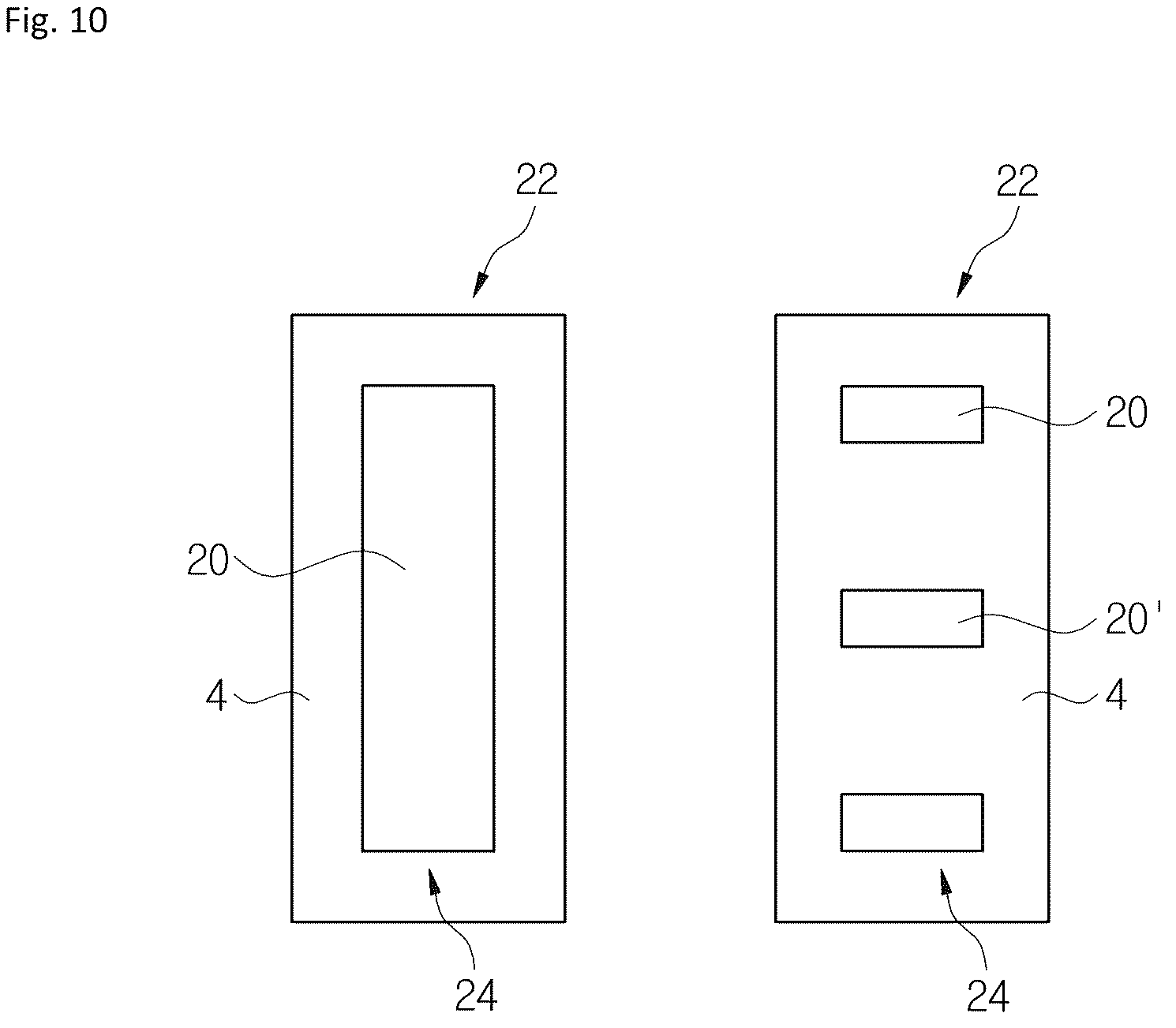 Patent US12618443 Figure 10 – Caliper housing for a disk brake system and method for manufacturing a caliper housing