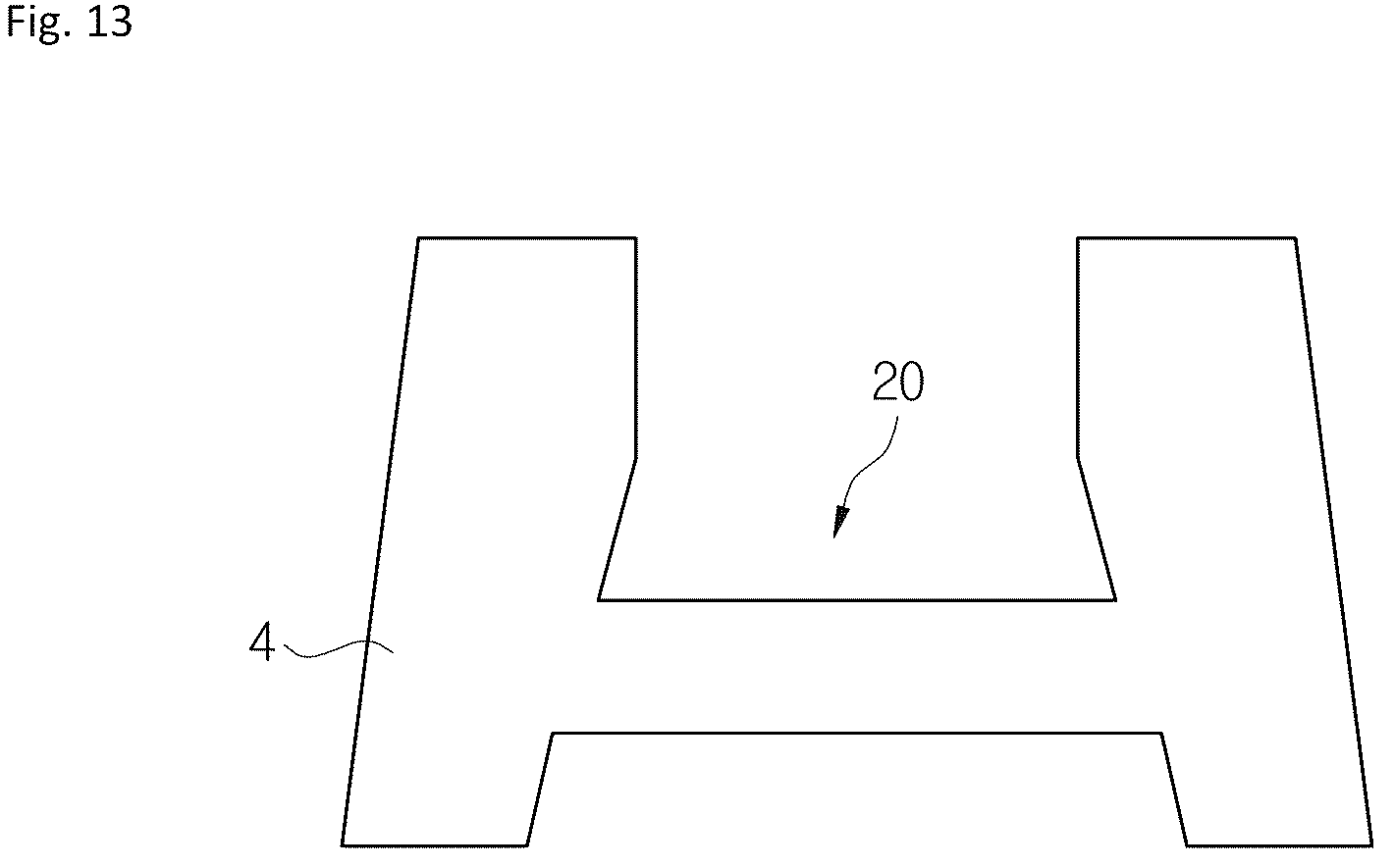 Patent US12618443 Figure 13 – Caliper housing for a disk brake system and method for manufacturing a caliper housing