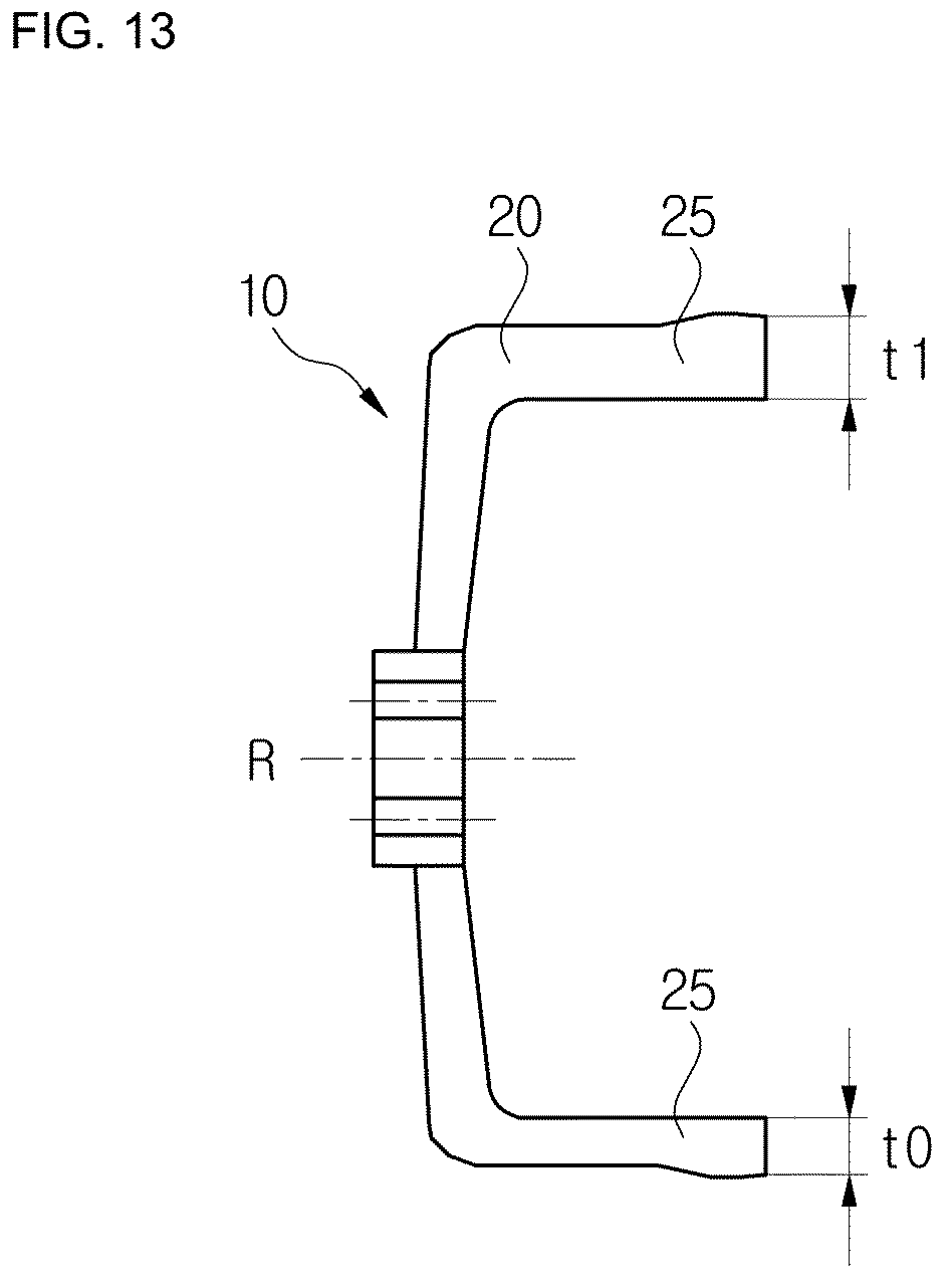 Patent US12618444 Figure 13 – Rotation asymmetric brake drum for a drum brake of a motor vehicle