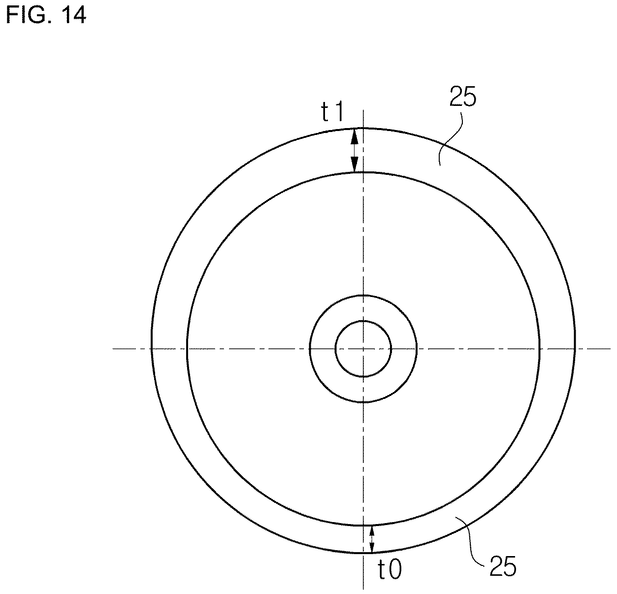 Patent US12618444 Figure 14 – Rotation asymmetric brake drum for a drum brake of a motor vehicle