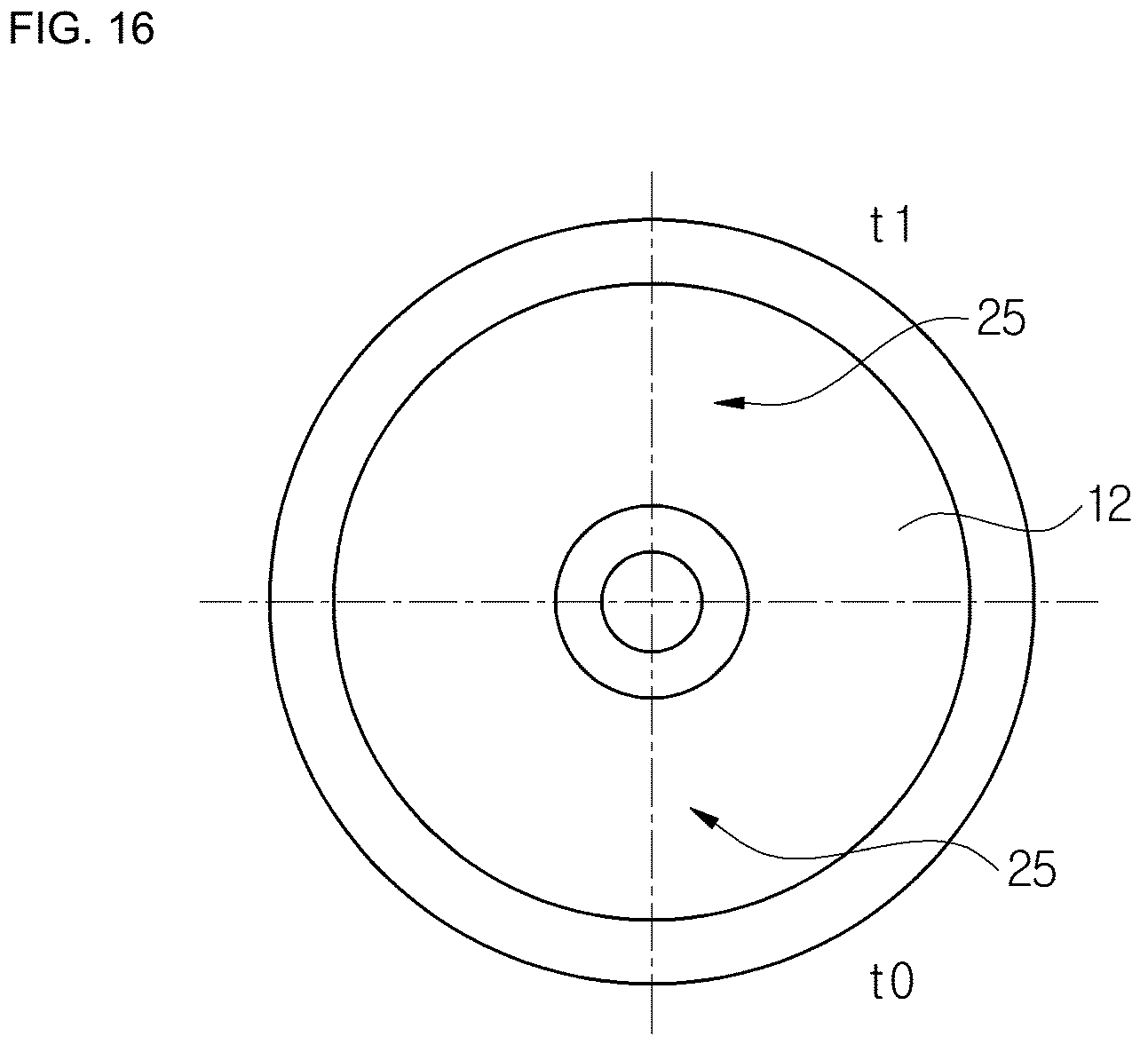 Patent US12618444 Figure 16 – Rotation asymmetric brake drum for a drum brake of a motor vehicle
