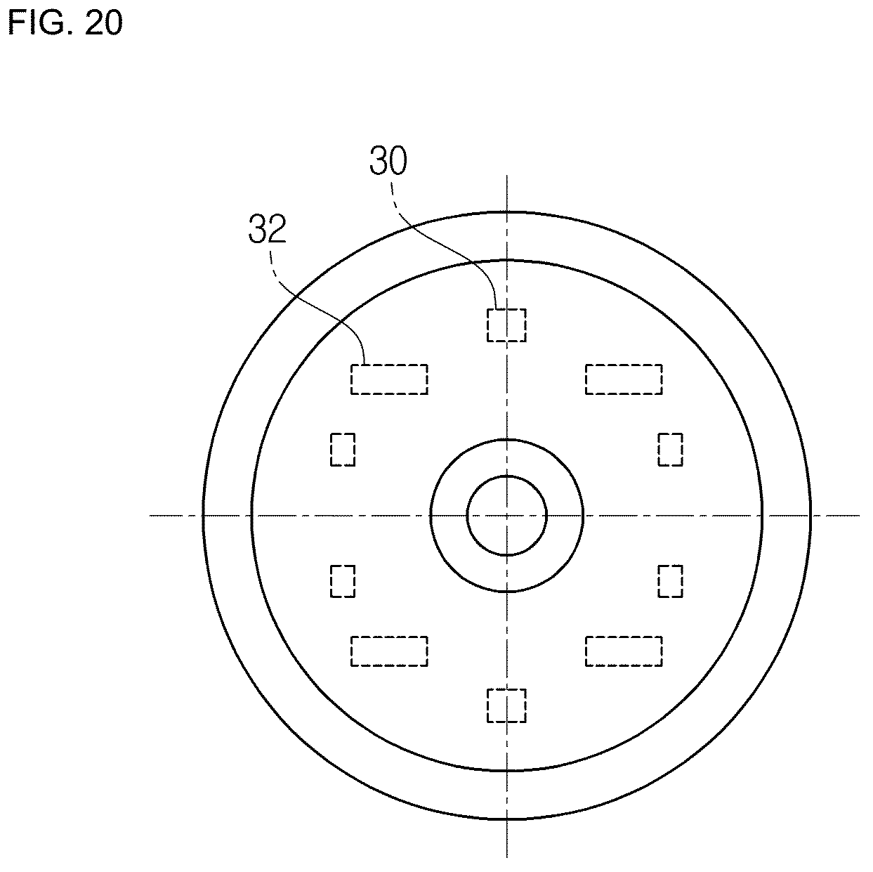 Patent US12618444 Figure 20 – Rotation asymmetric brake drum for a drum brake of a motor vehicle