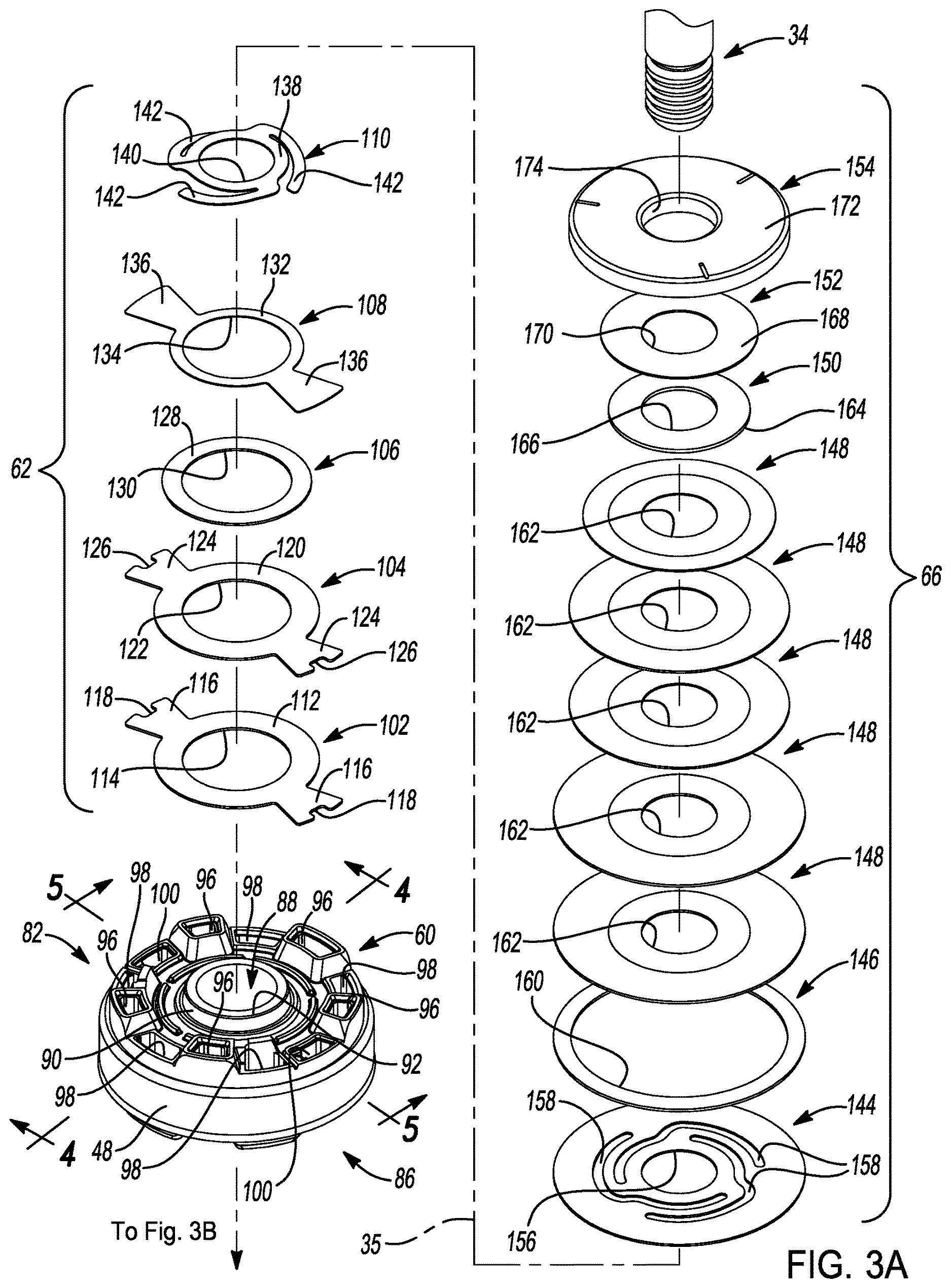 Patent US12618448 Figure 3 – Piston for shock absorber with optimized bleed range and tuneability