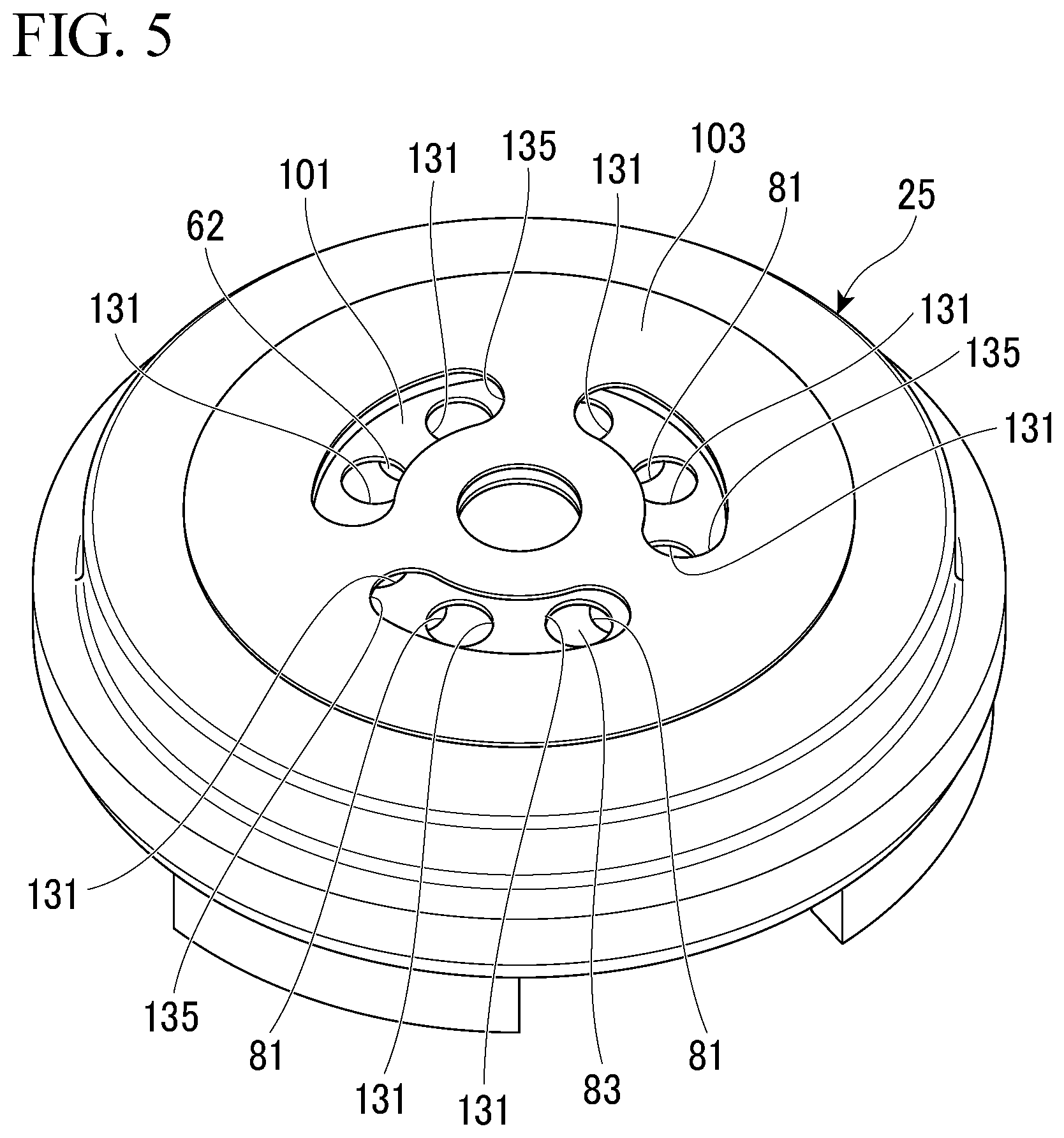 Patent US12618449 Figure 5 – Shock absorber
