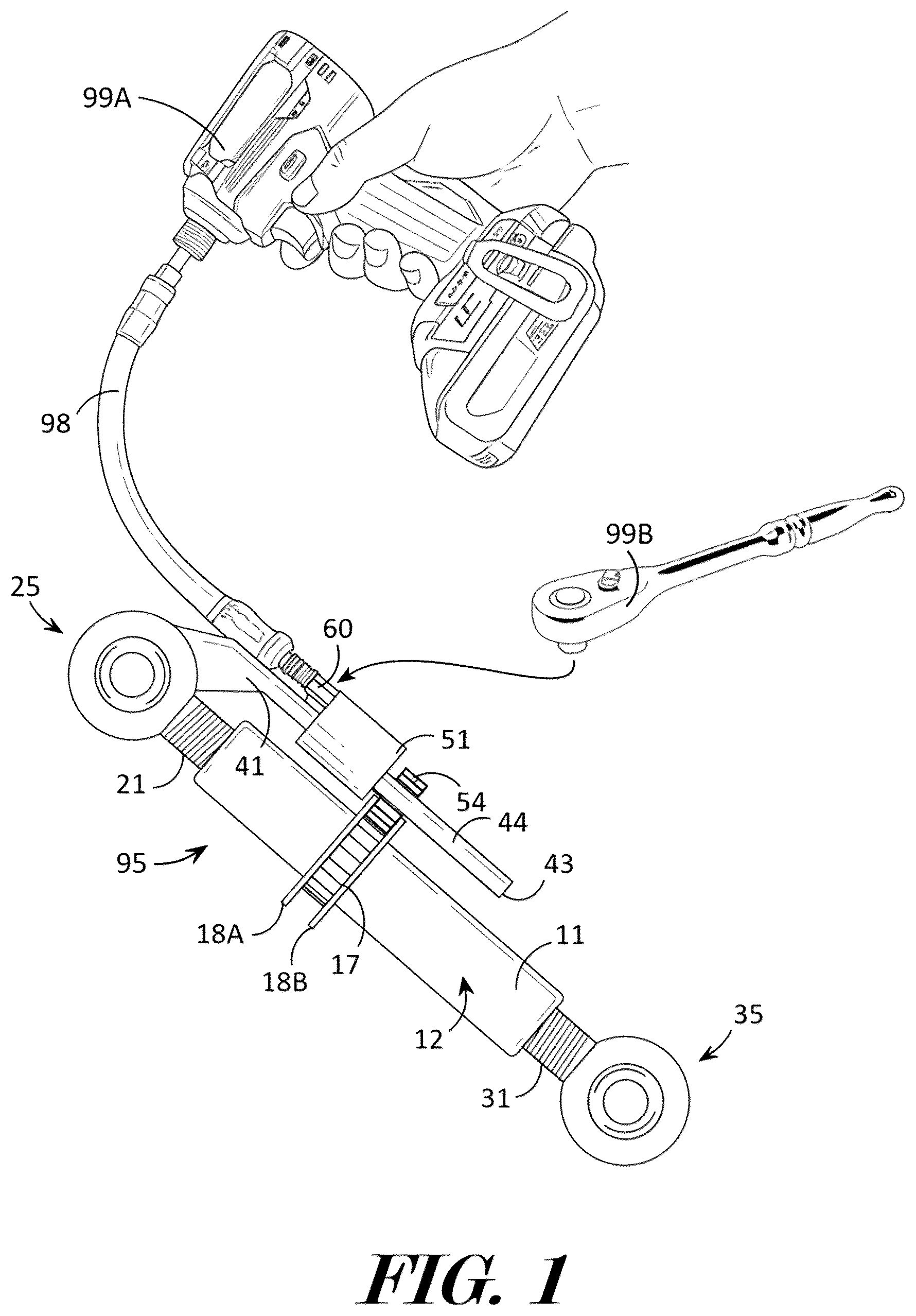 Patent US12618453 Figure 1 – Adjustable tensioning device