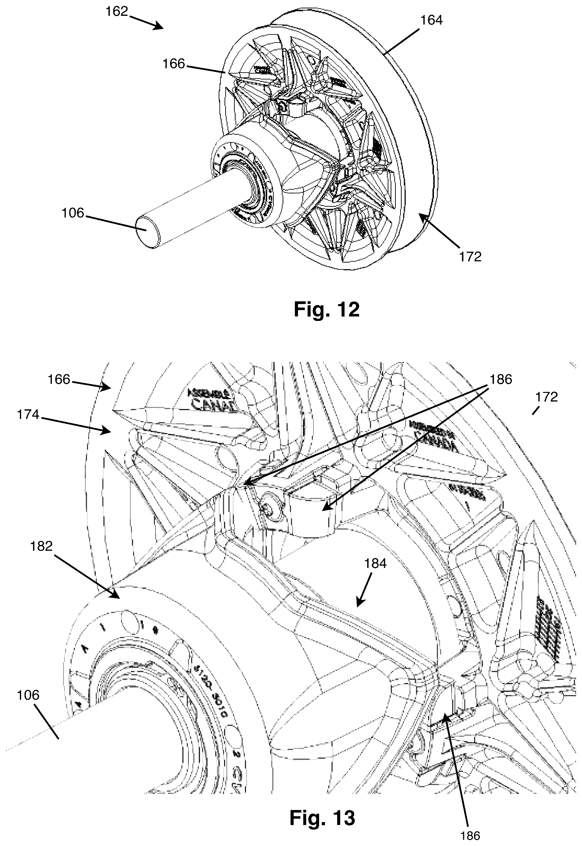 Patent US12618457 Figure 7 – Double cam actuation system for CVT
