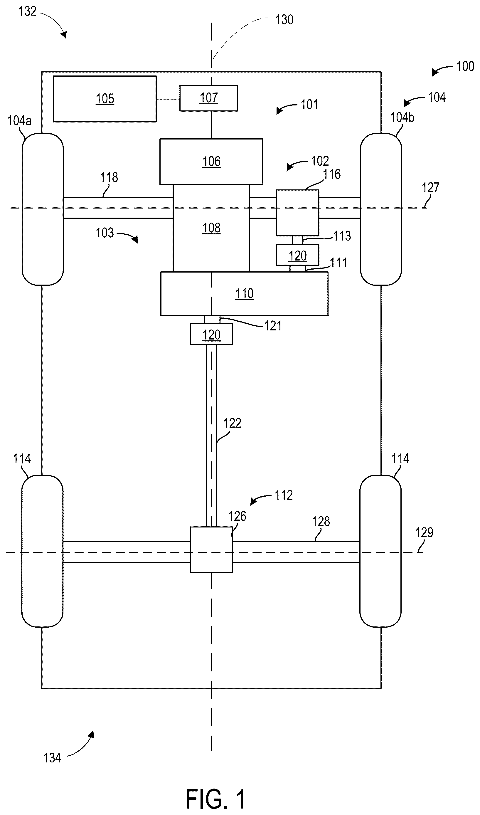 Patent US12618458 Figure 1 – Limited slip differential unit
