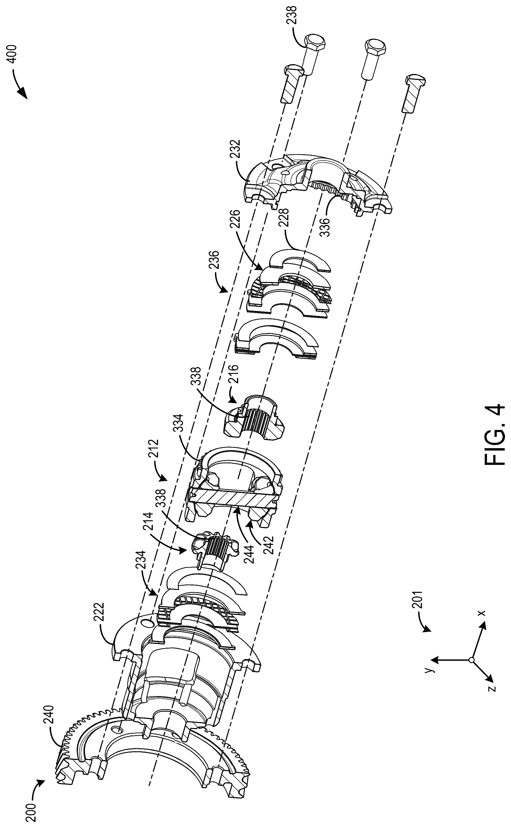 Patent US12618458 Figure 4 – Limited slip differential unit