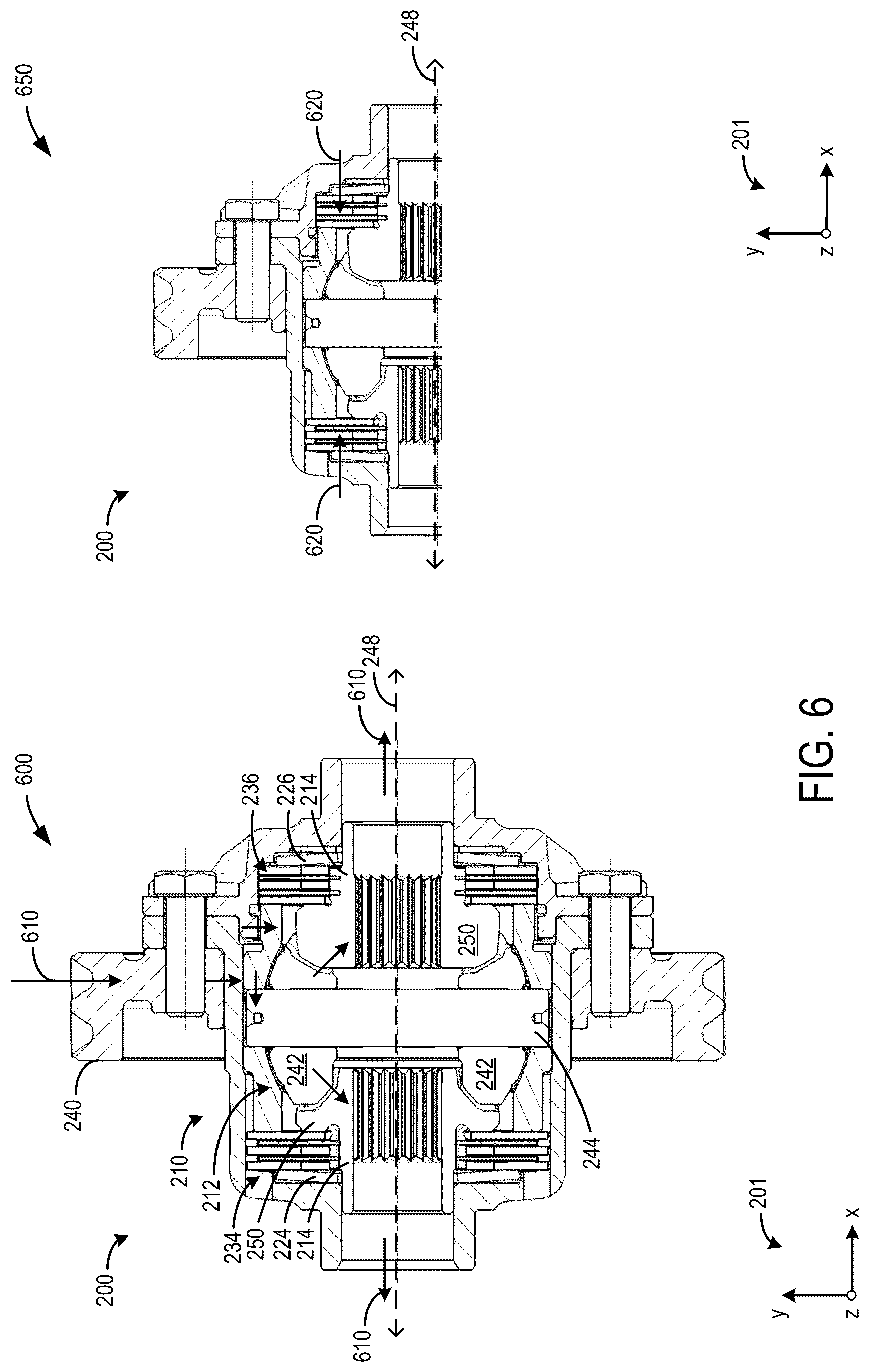 Patent US12618458 Figure 6 – Limited slip differential unit
