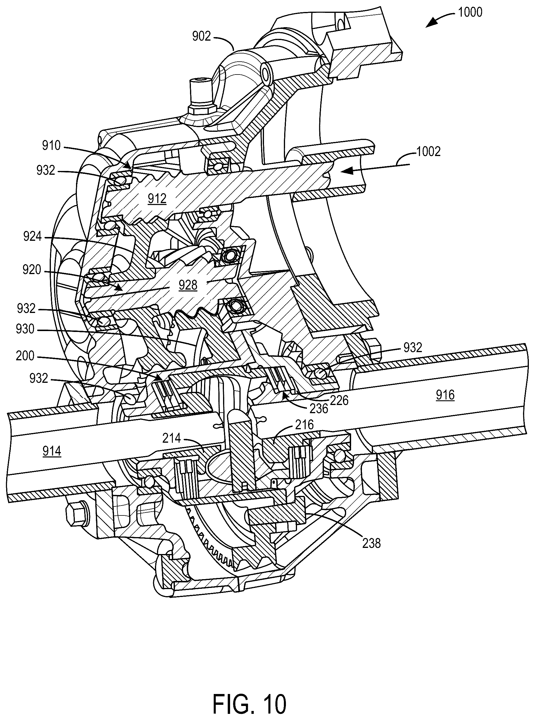 Patent US12618458 Figure 10 – Limited slip differential unit