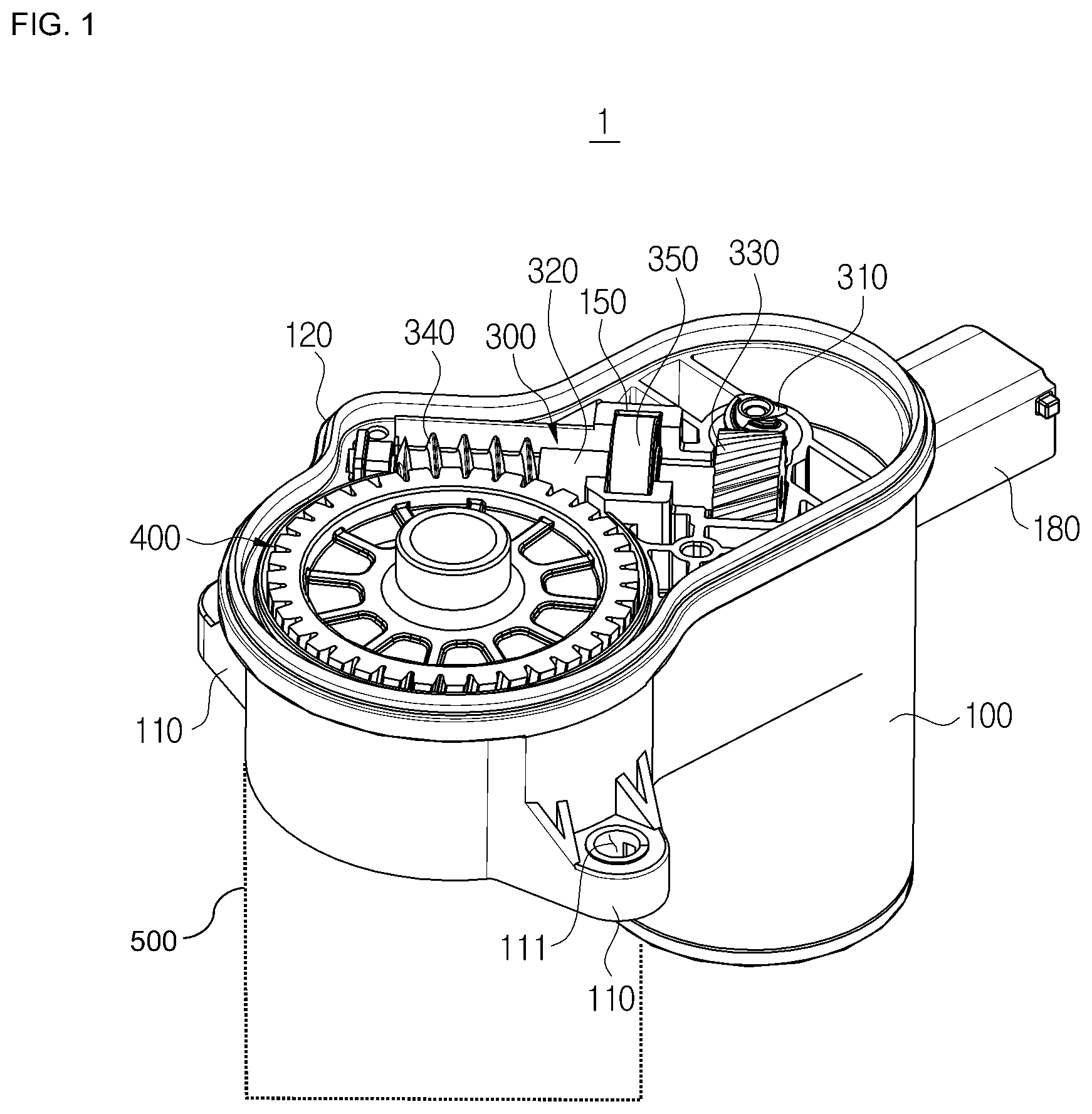 Patent US12618461 Figure 1 – Actuator and method of manufacturing the same