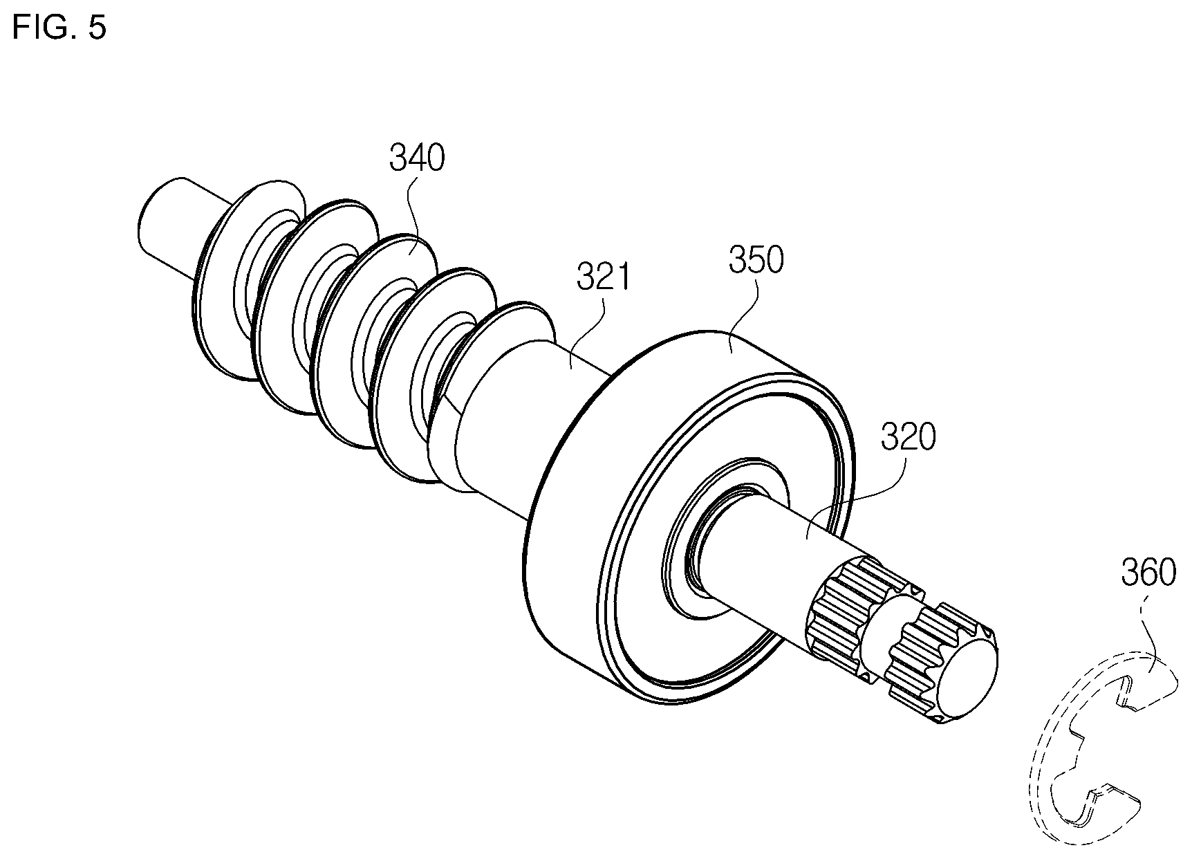 Patent US12618461 Figure 5 – Actuator and method of manufacturing the same