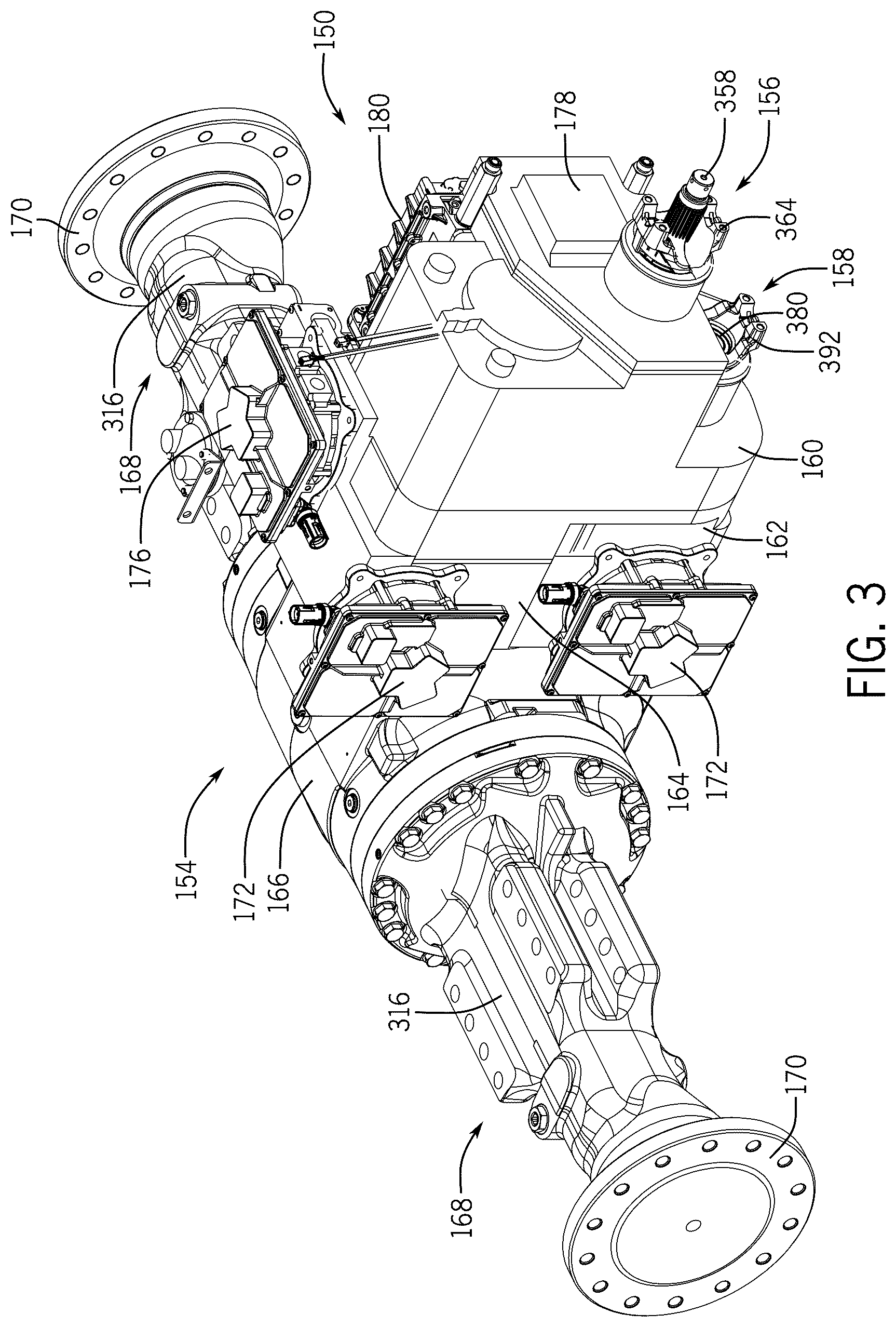 Patent US12618468 Figure 3 – Electric clutch for work vehicle power shift transmission