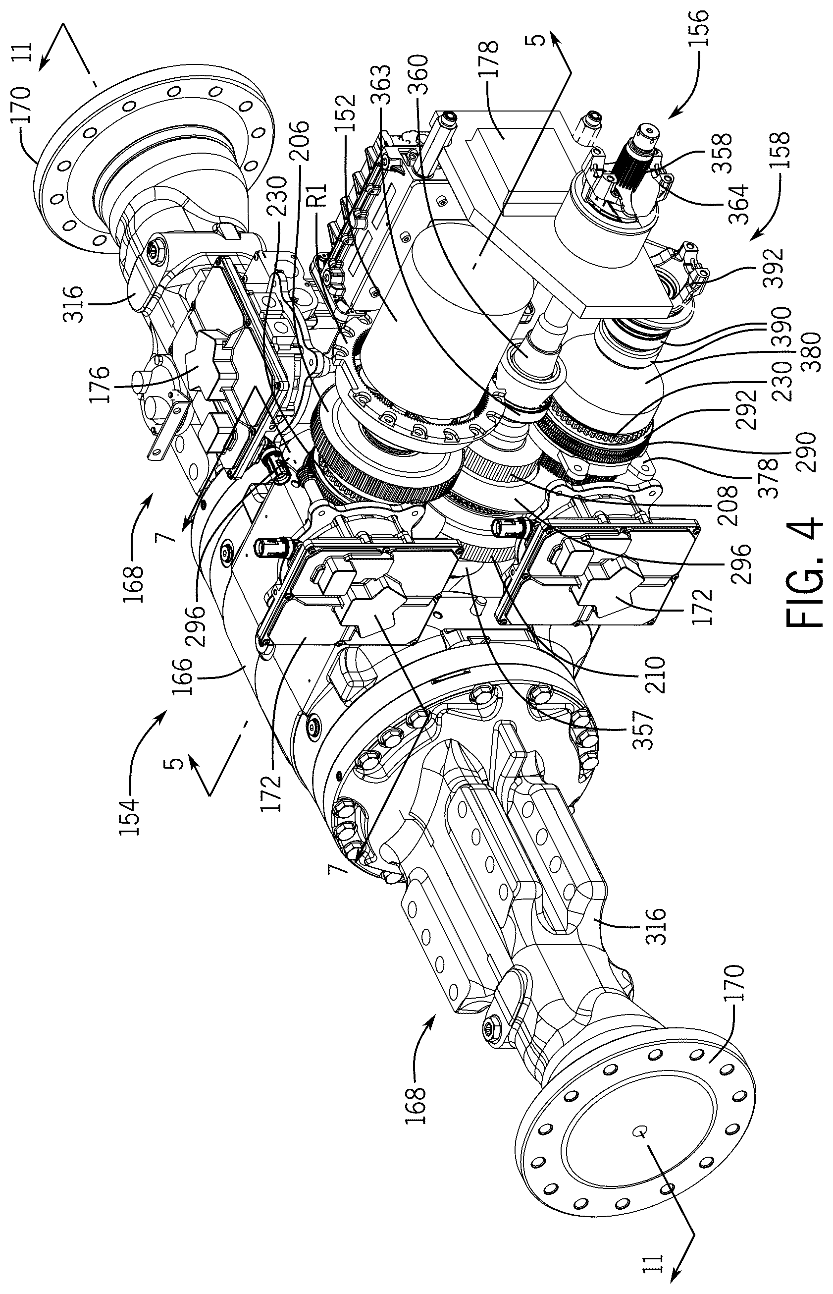 Patent US12618468 Figure 4 – Electric clutch for work vehicle power shift transmission