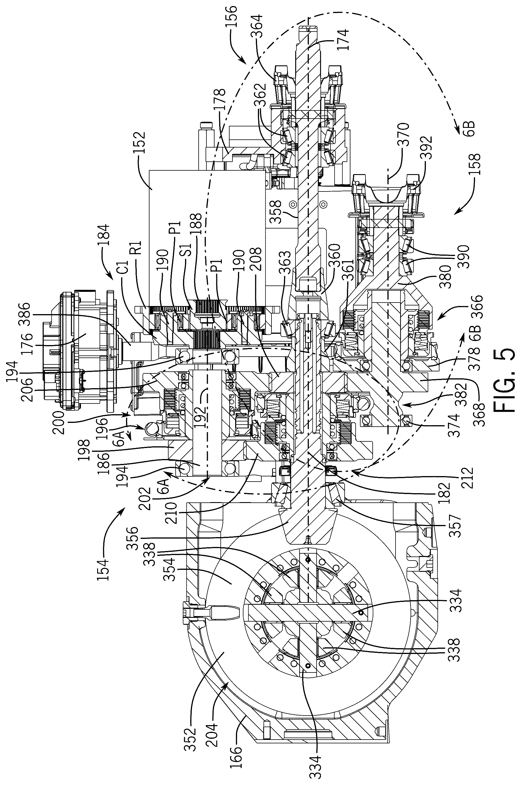 Patent US12618468 Figure 6 – Electric clutch for work vehicle power shift transmission