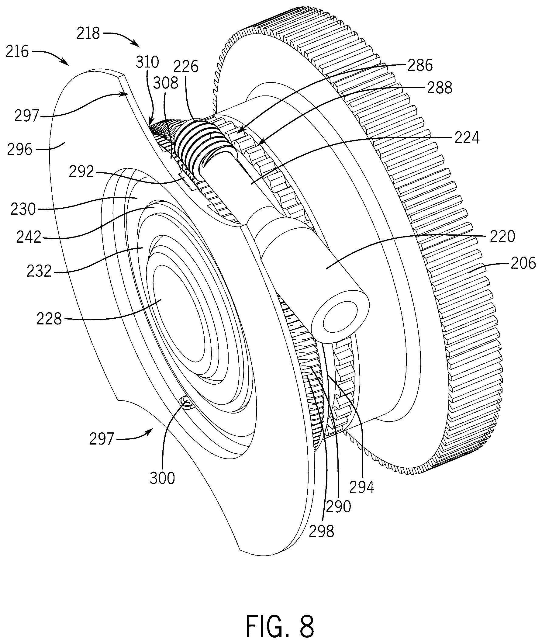Patent US12618468 Figure 10 – Electric clutch for work vehicle power shift transmission