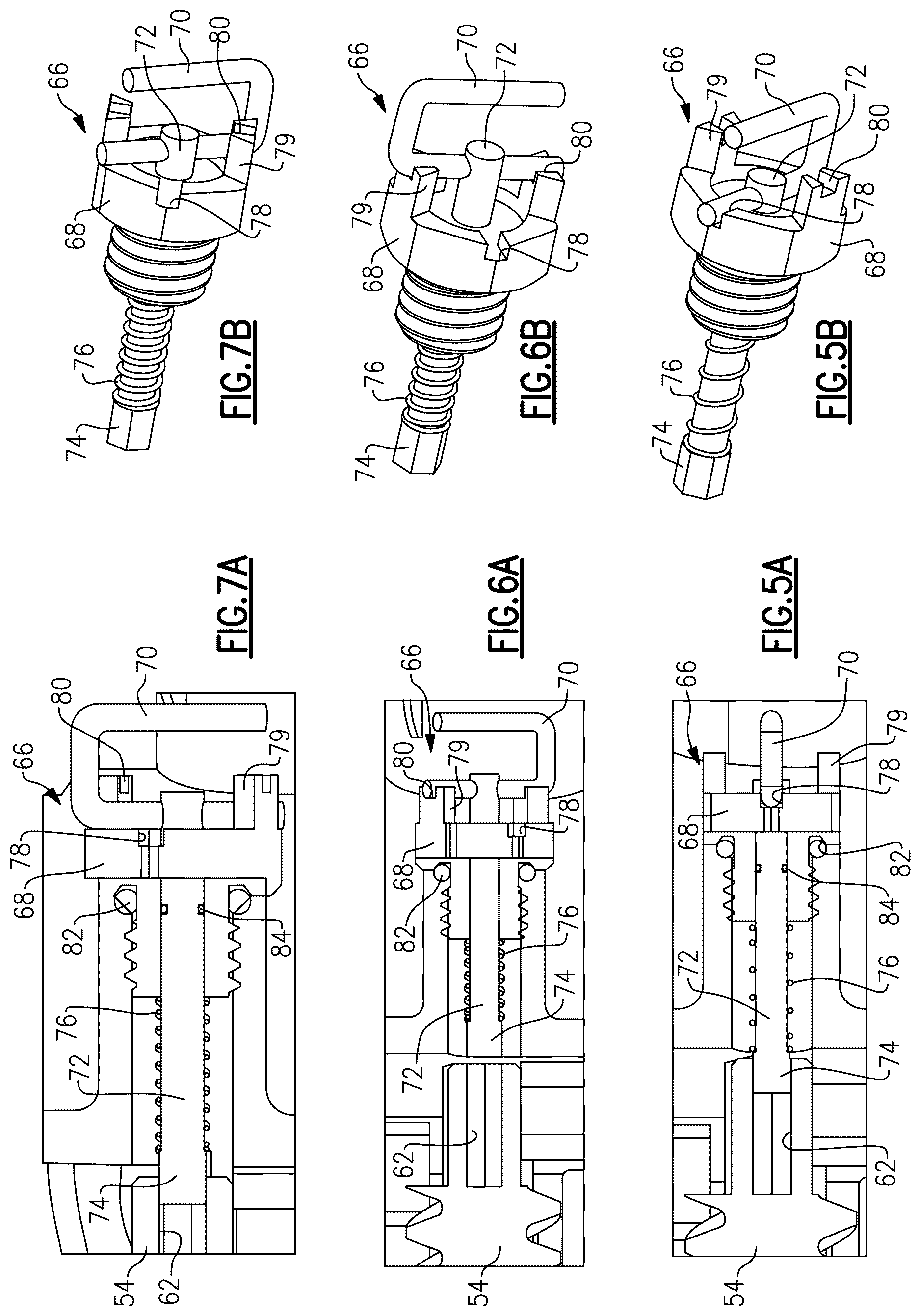 Patent US12618469 Figure 4 – Park lock actuator with manual release and shipping position