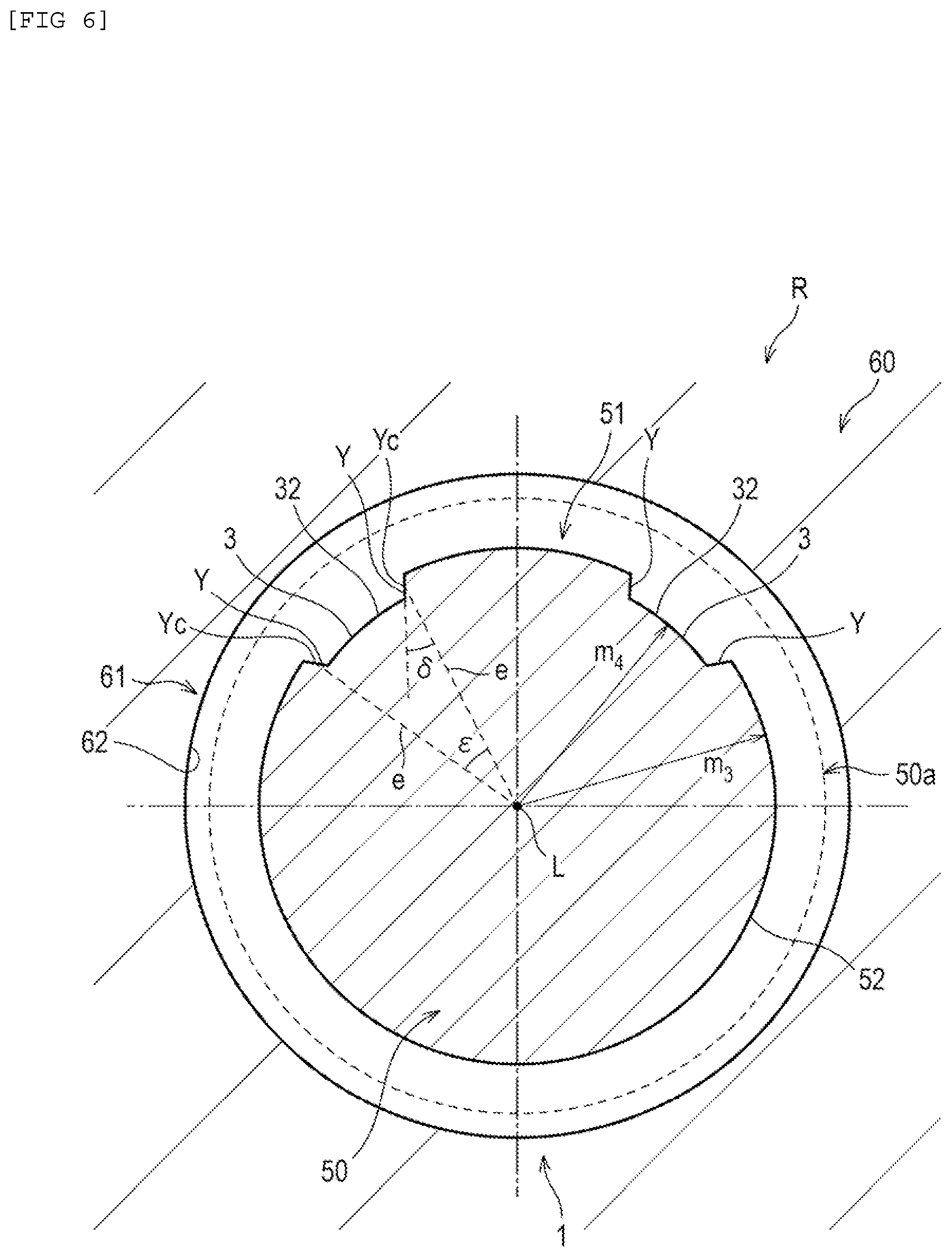 Patent US12618473 Figure 6 – Sealing ring and sealed structure including same