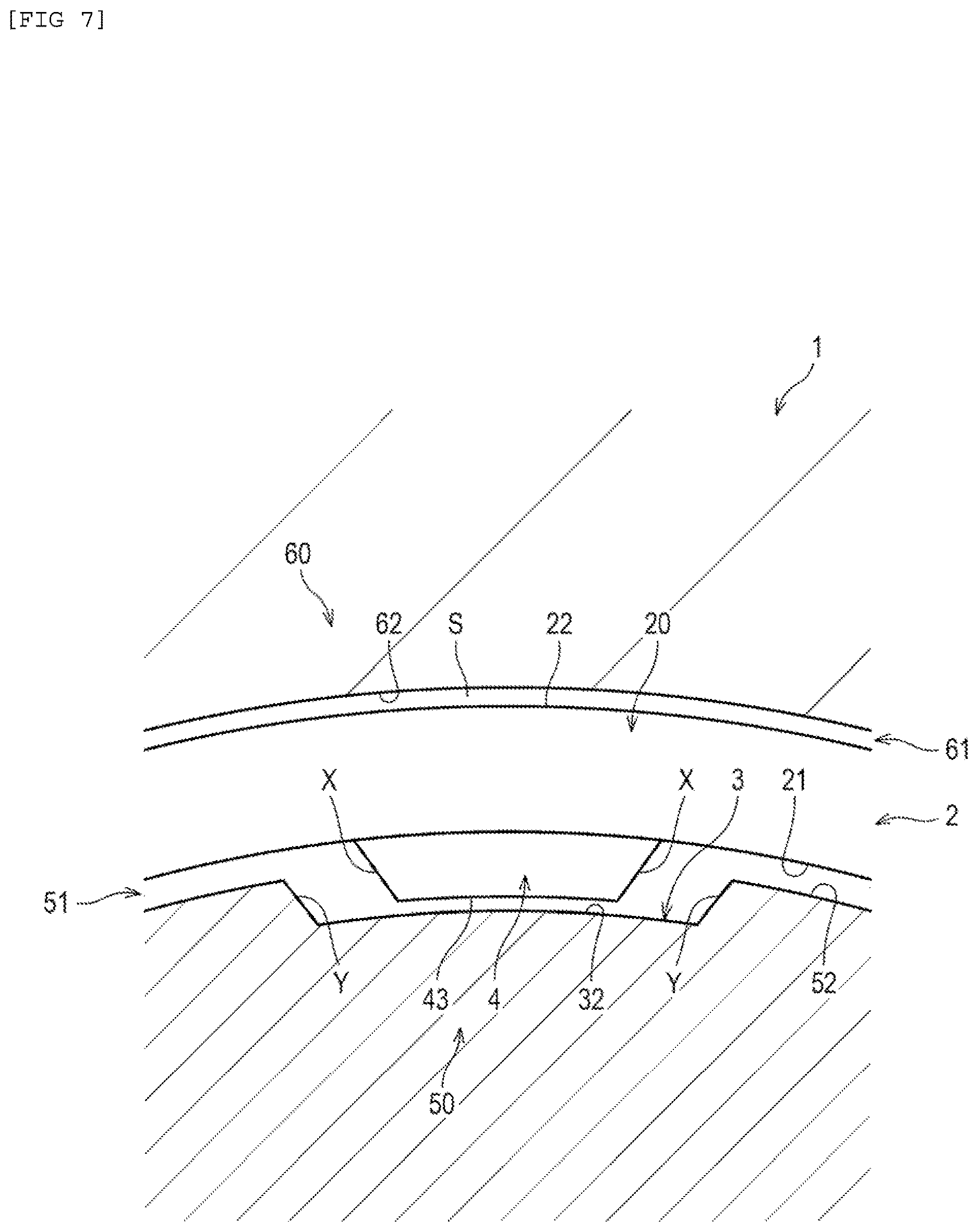 Patent US12618473 Figure 7 – Sealing ring and sealed structure including same