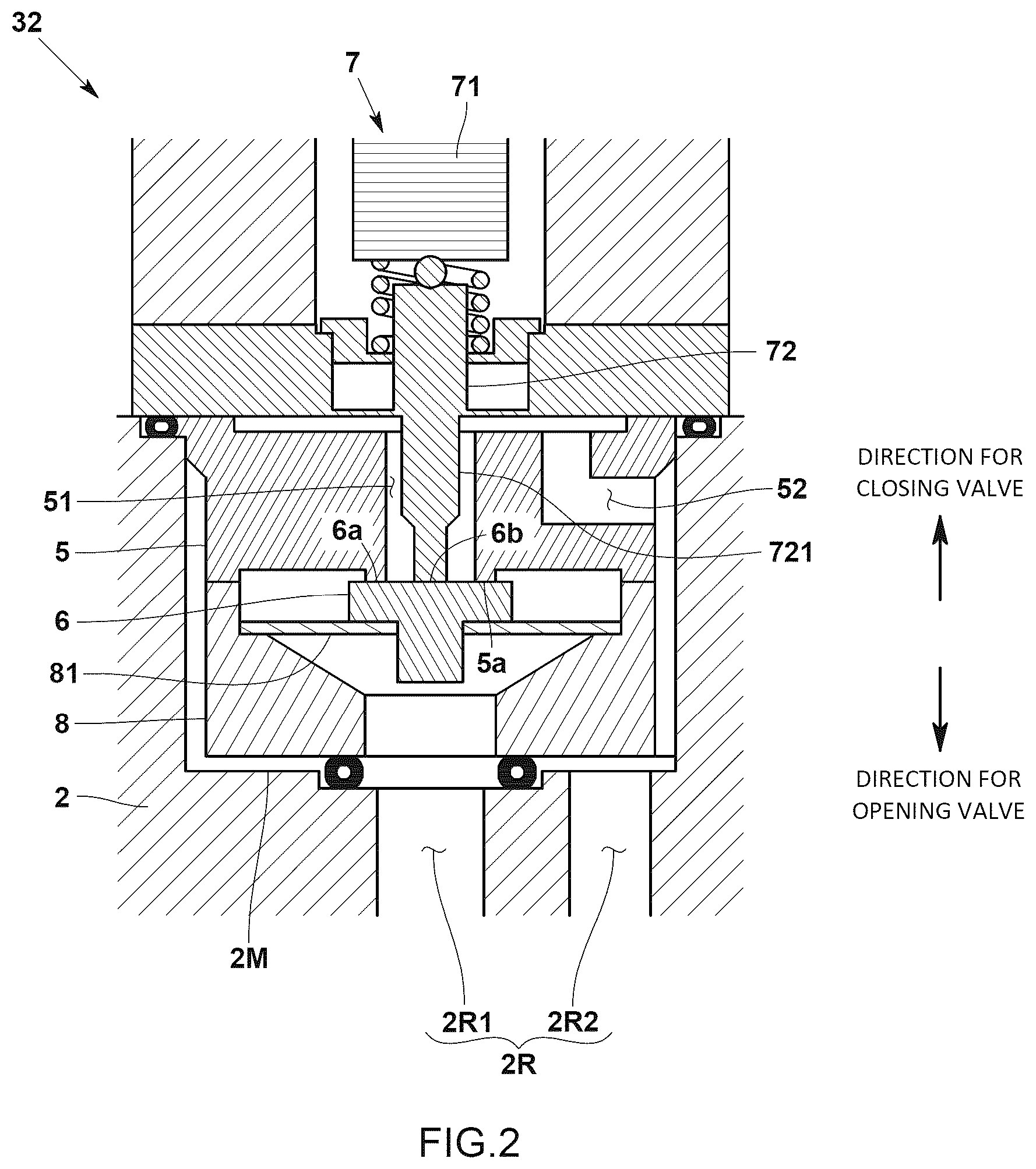 Patent US12618477 Figure 2 – Fluid control valve, fluid control device, and fluid control valve manufacturing method