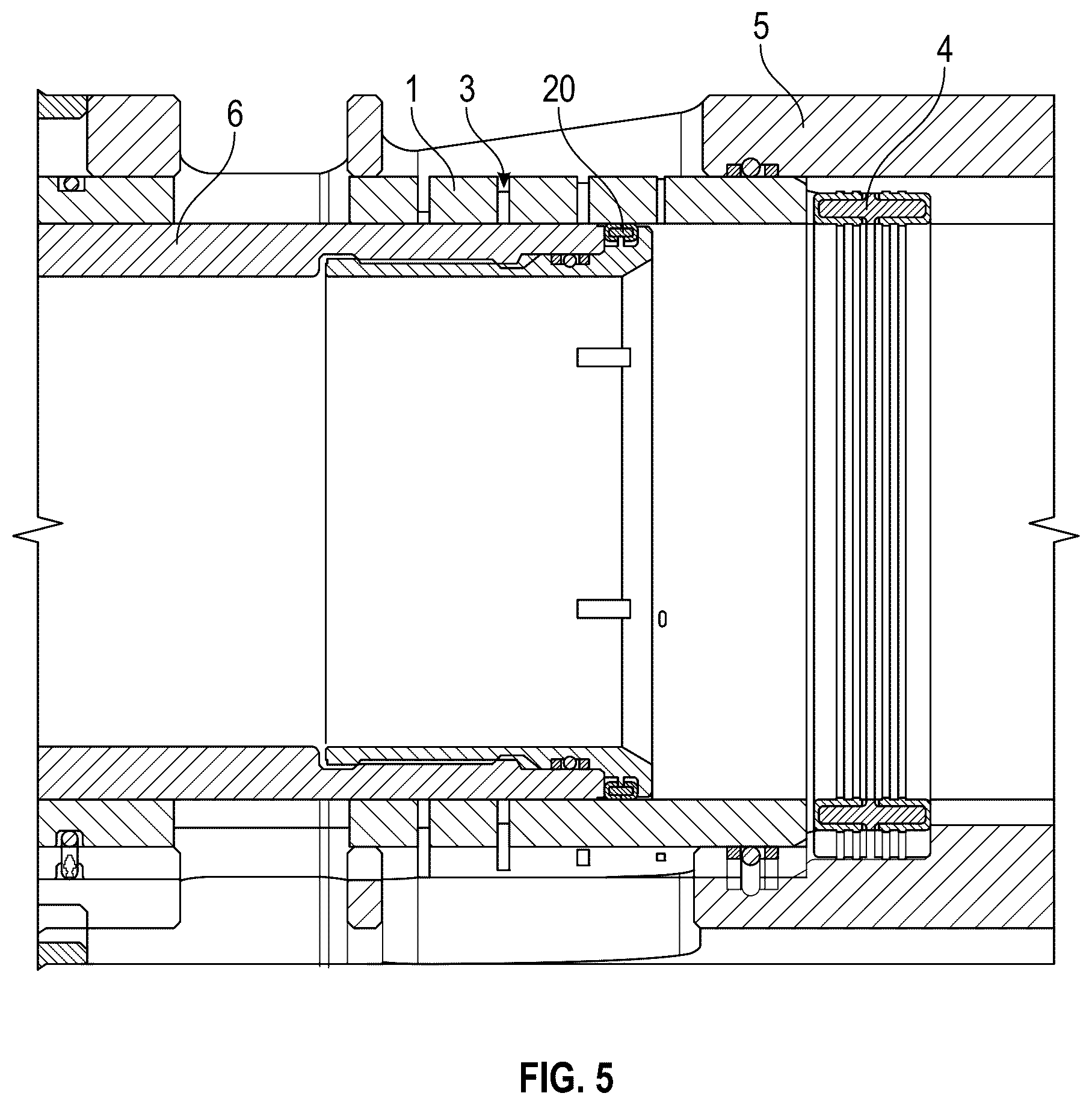 Patent US12618478 Figure 5 – Flow control valve with erosion protection