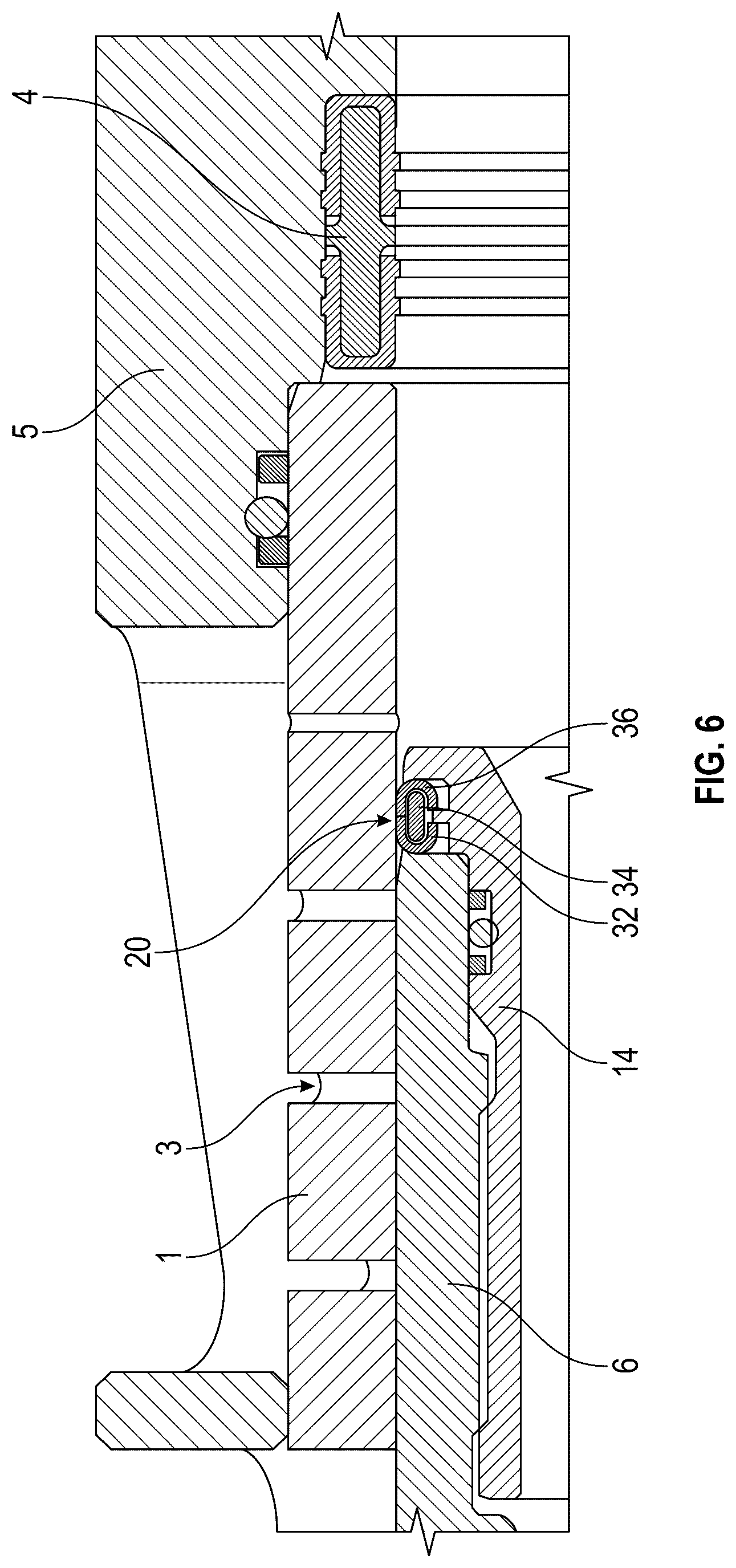 Patent US12618478 Figure 6 – Flow control valve with erosion protection