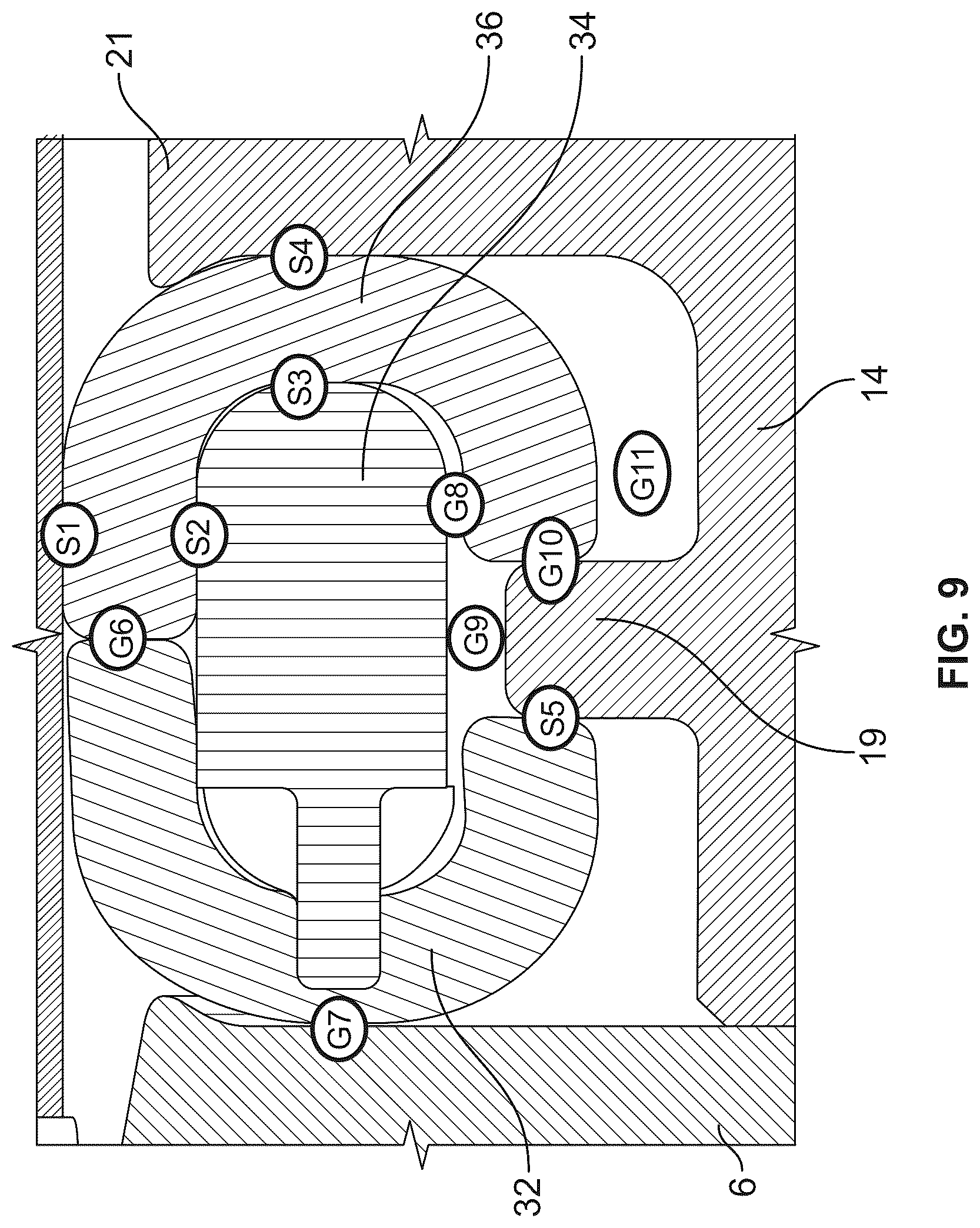 Patent US12618478 Figure 9 – Flow control valve with erosion protection