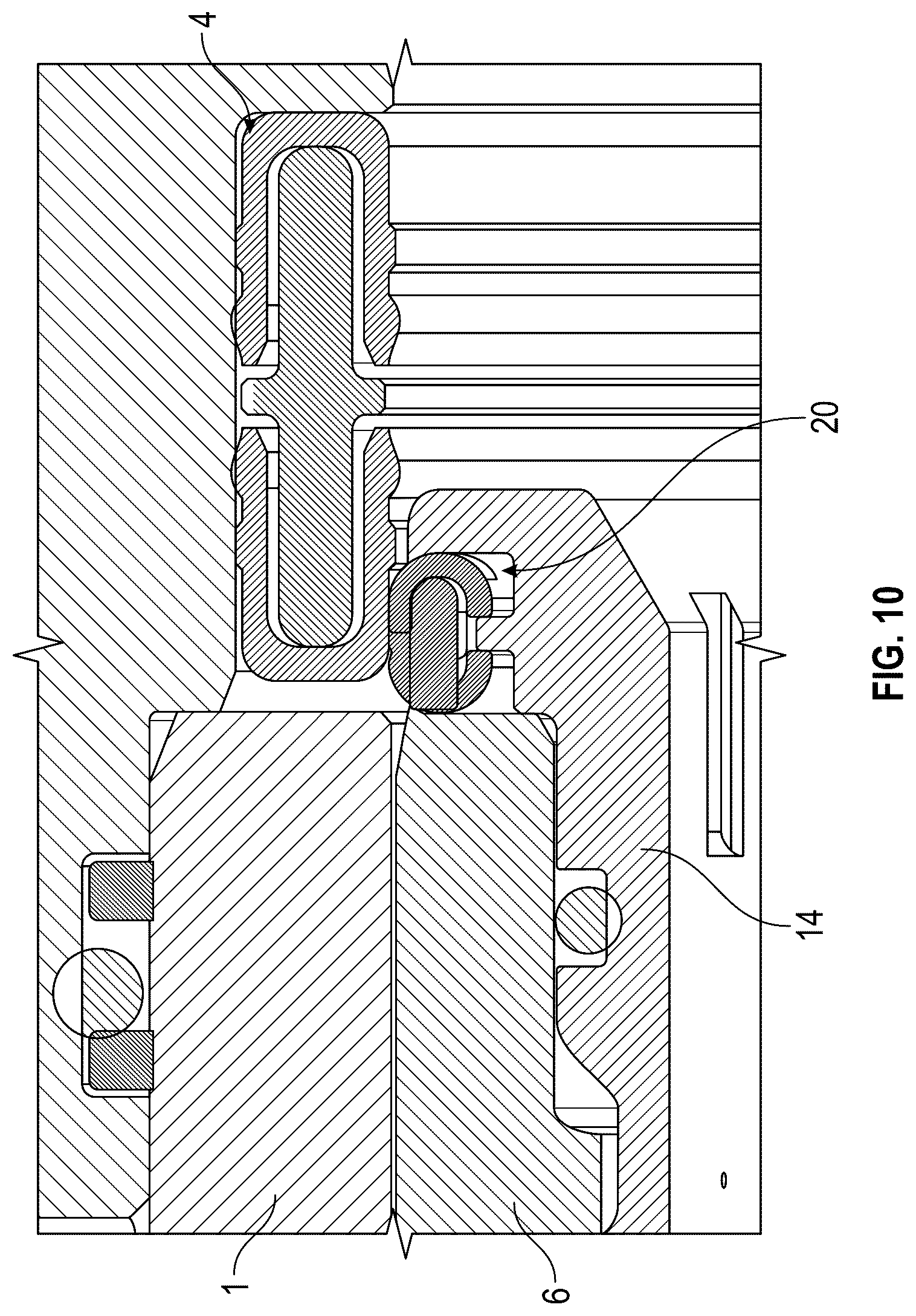 Patent US12618478 Figure 10 – Flow control valve with erosion protection