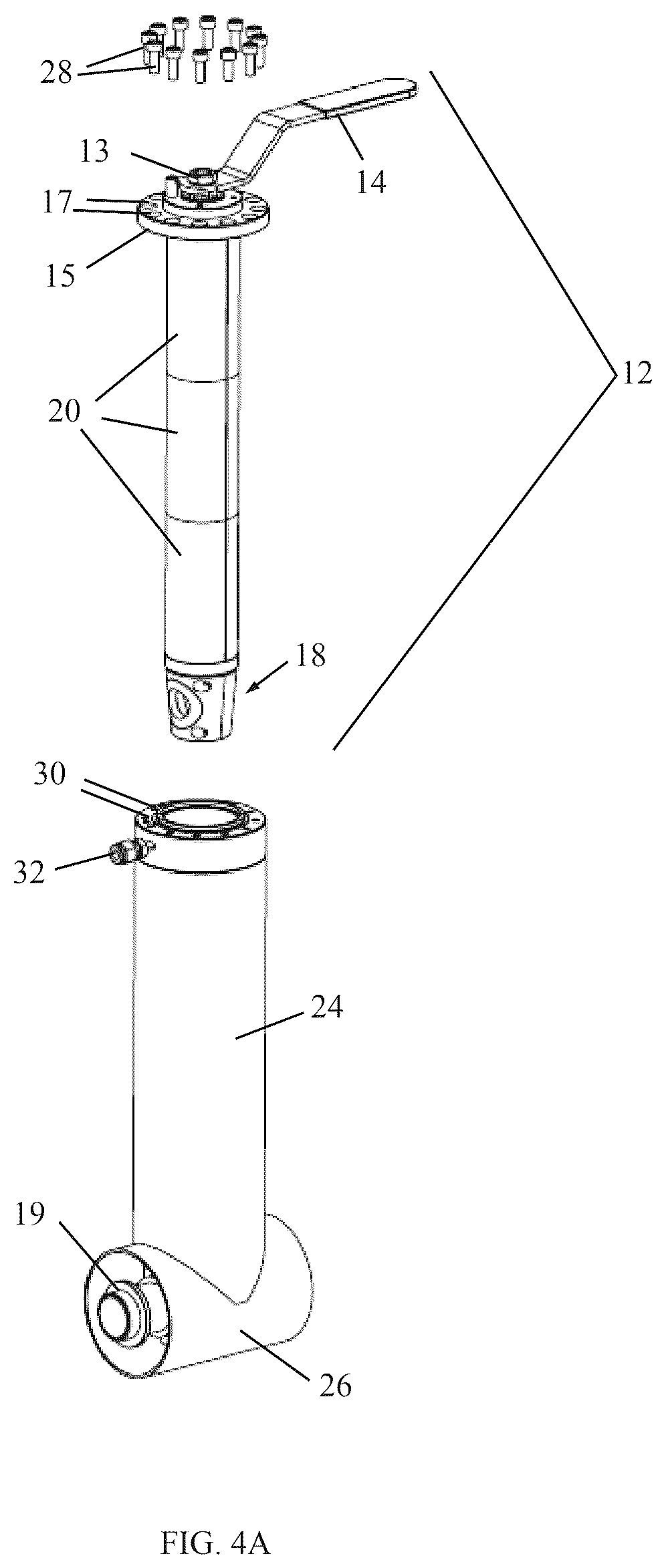 Patent US12618479 Figure 4 – Valve assembly useful for cryogenic applications