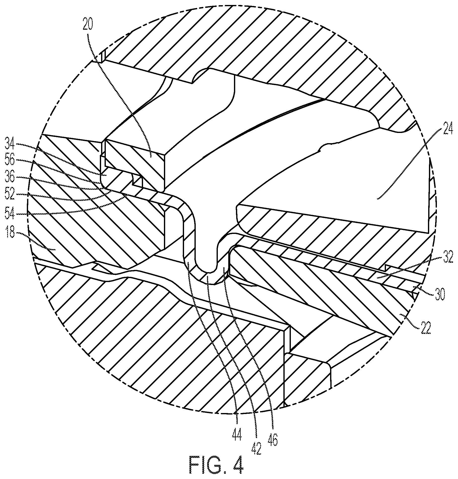 Patent US12618481 Figure 4 – Diaphragm bead configuration