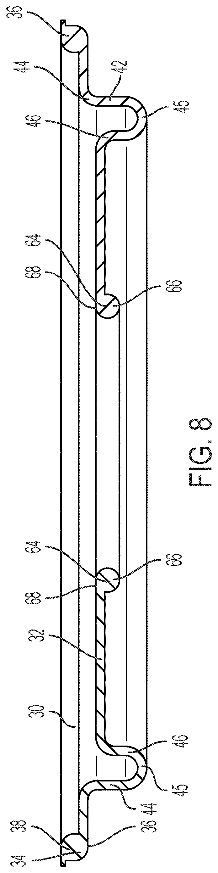 Patent US12618481 Figure 8 – Diaphragm bead configuration