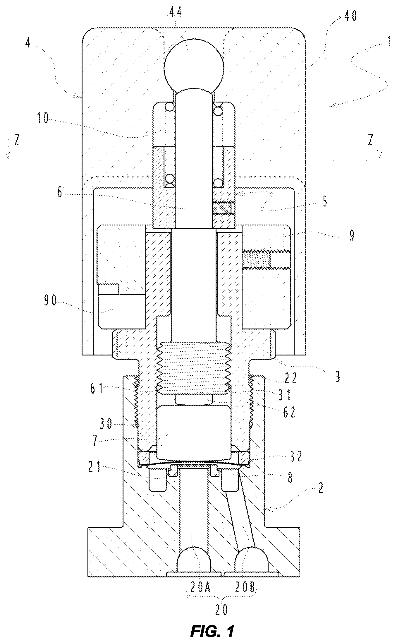 Patent US12618482 Figure 1 – Valve