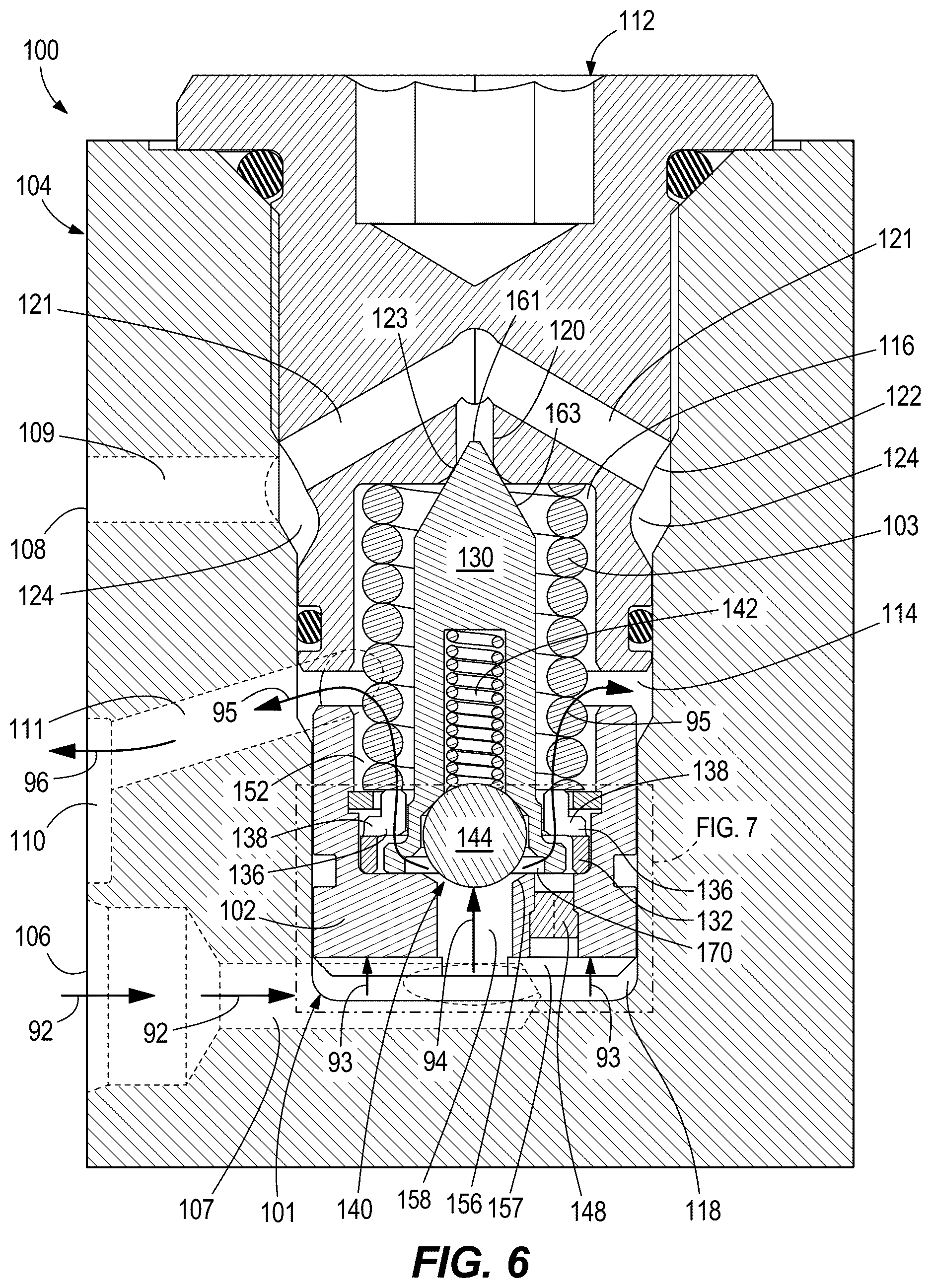 Patent US12618485 Figure 6 – Valves for controlling flow of pressurized fluid to a tool
