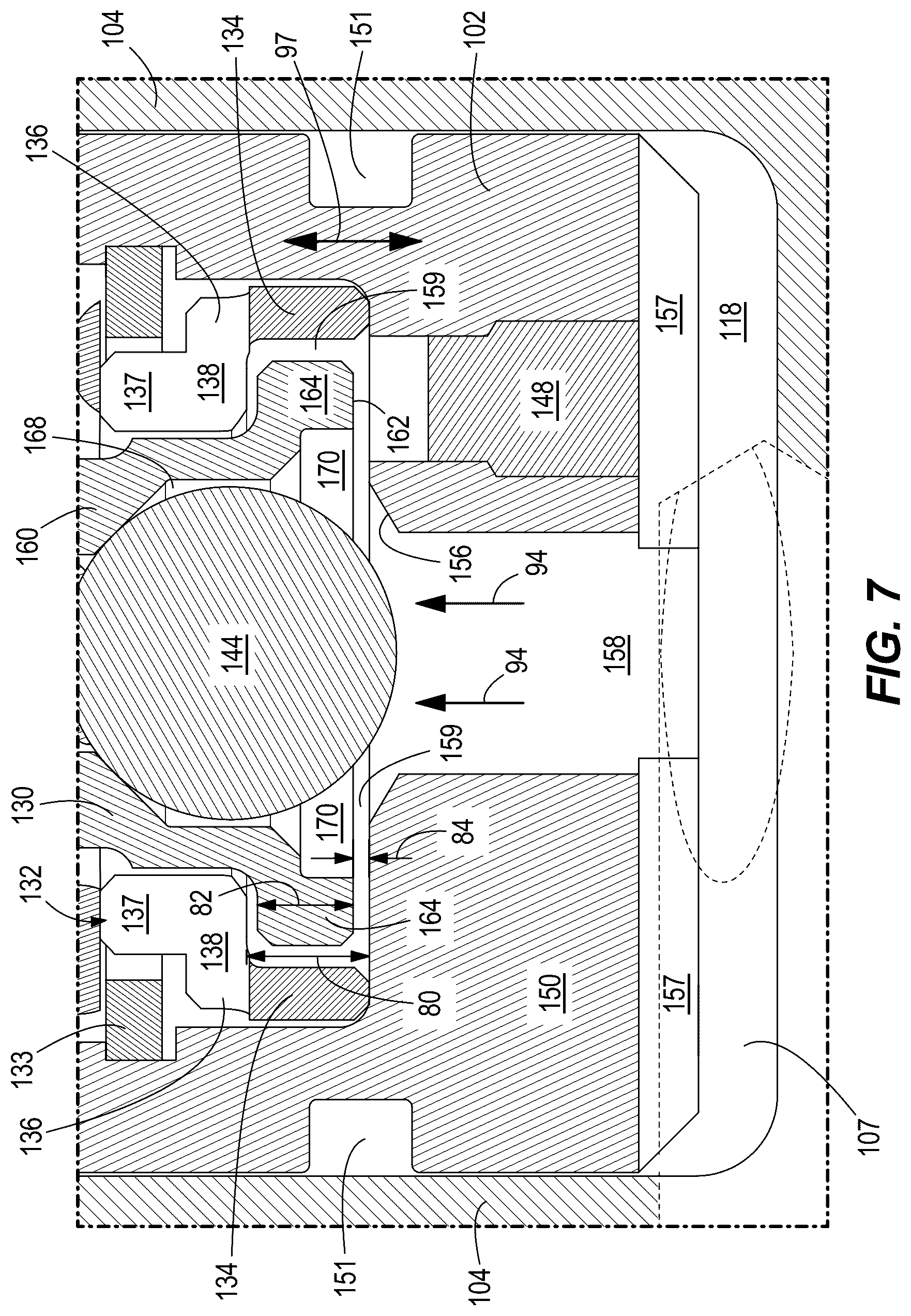 Patent US12618485 Figure 7 – Valves for controlling flow of pressurized fluid to a tool
