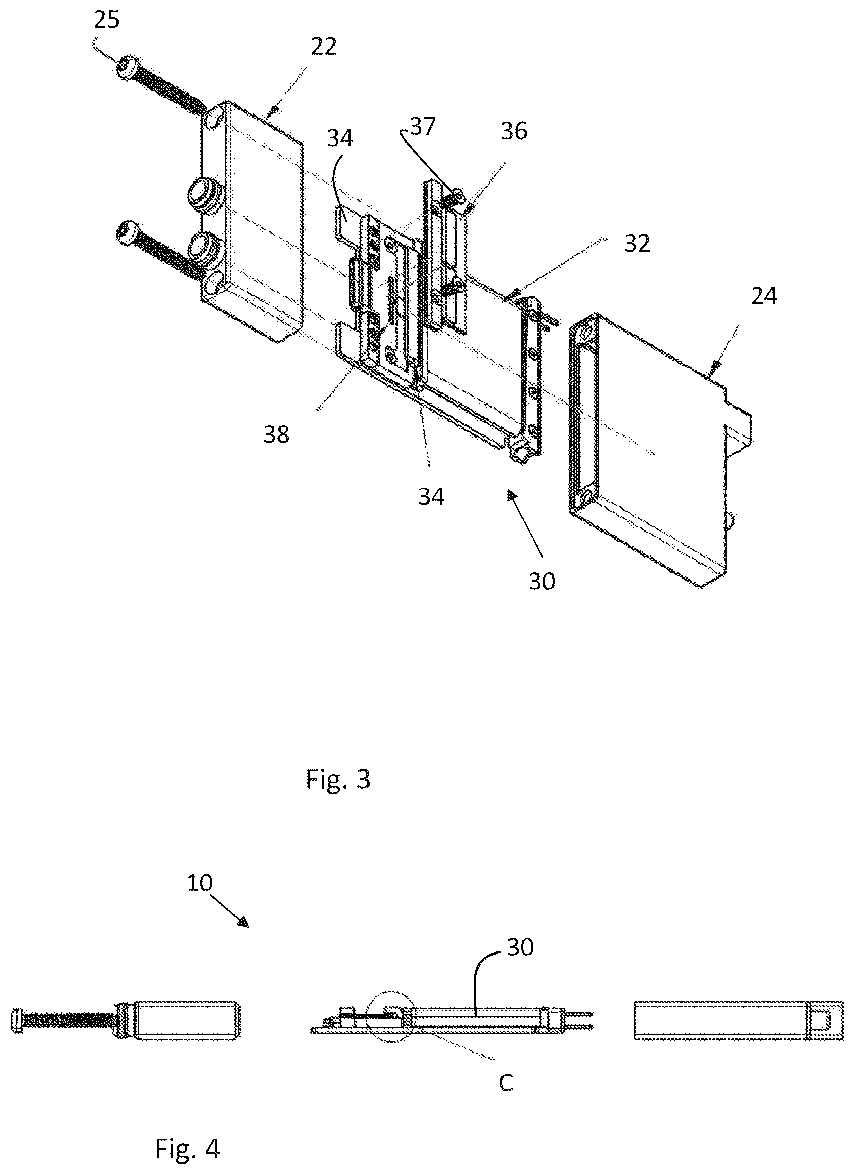 Patent US12618489 Figure 2 – Electromechanical valve and a sorting manifold comprising a plurality of stacked such valves