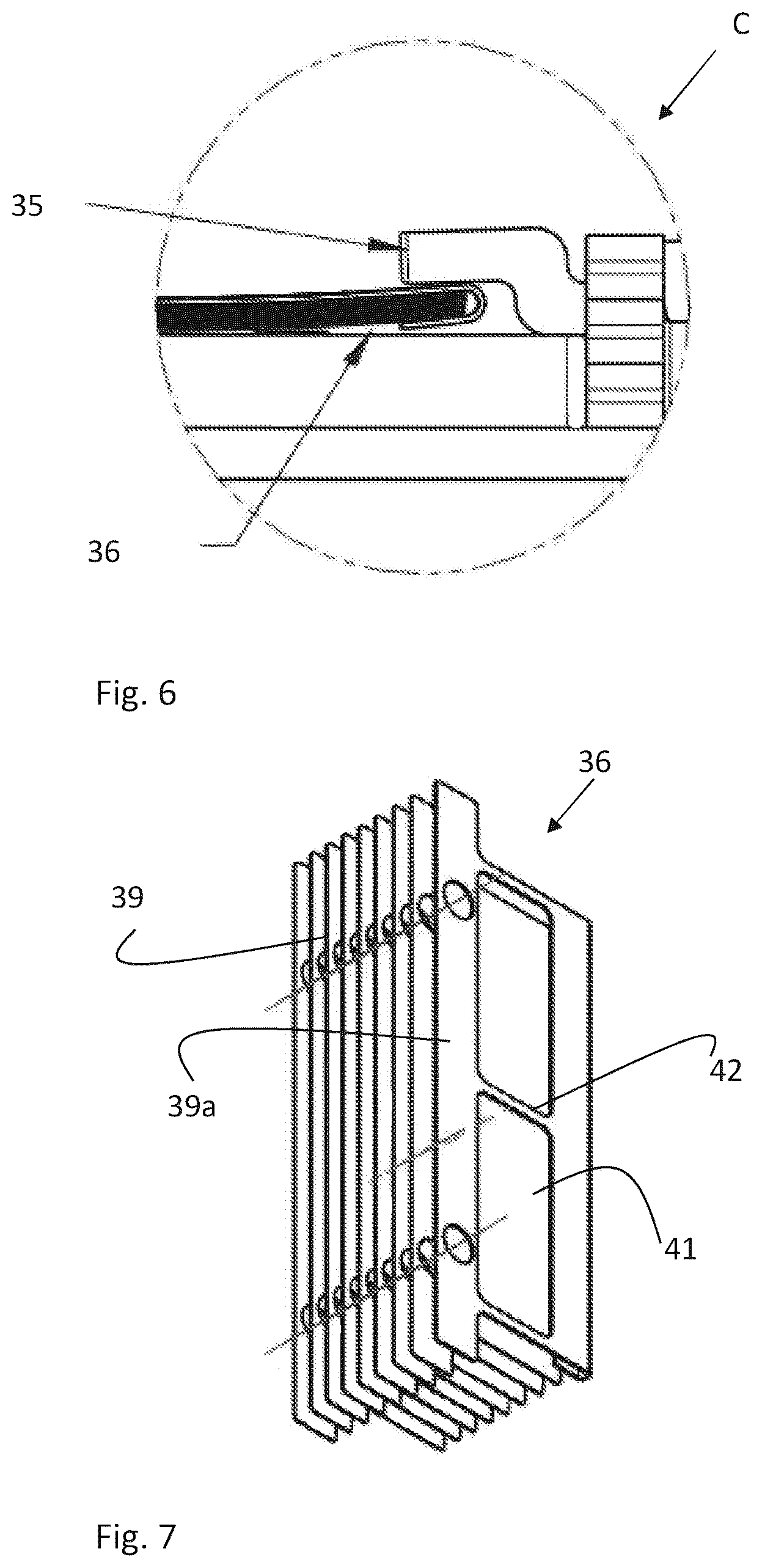 Patent US12618489 Figure 4 – Electromechanical valve and a sorting manifold comprising a plurality of stacked such valves