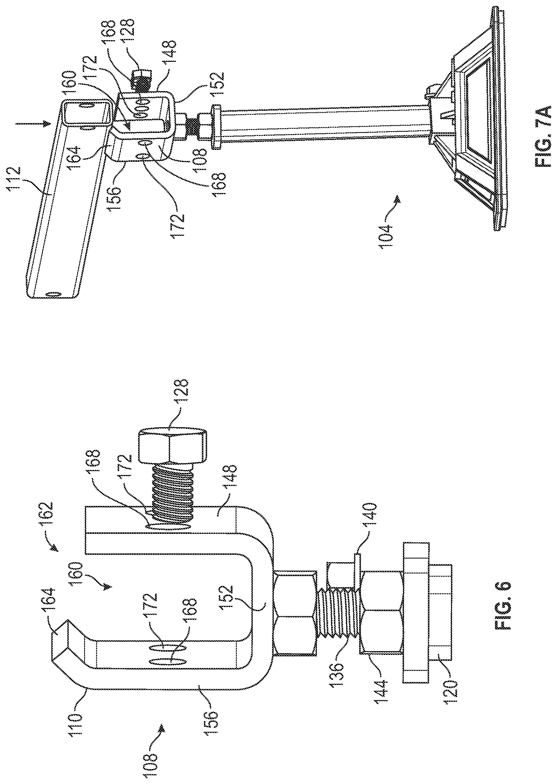 Patent US12618493 Figure 5 – Modular support system and clamp