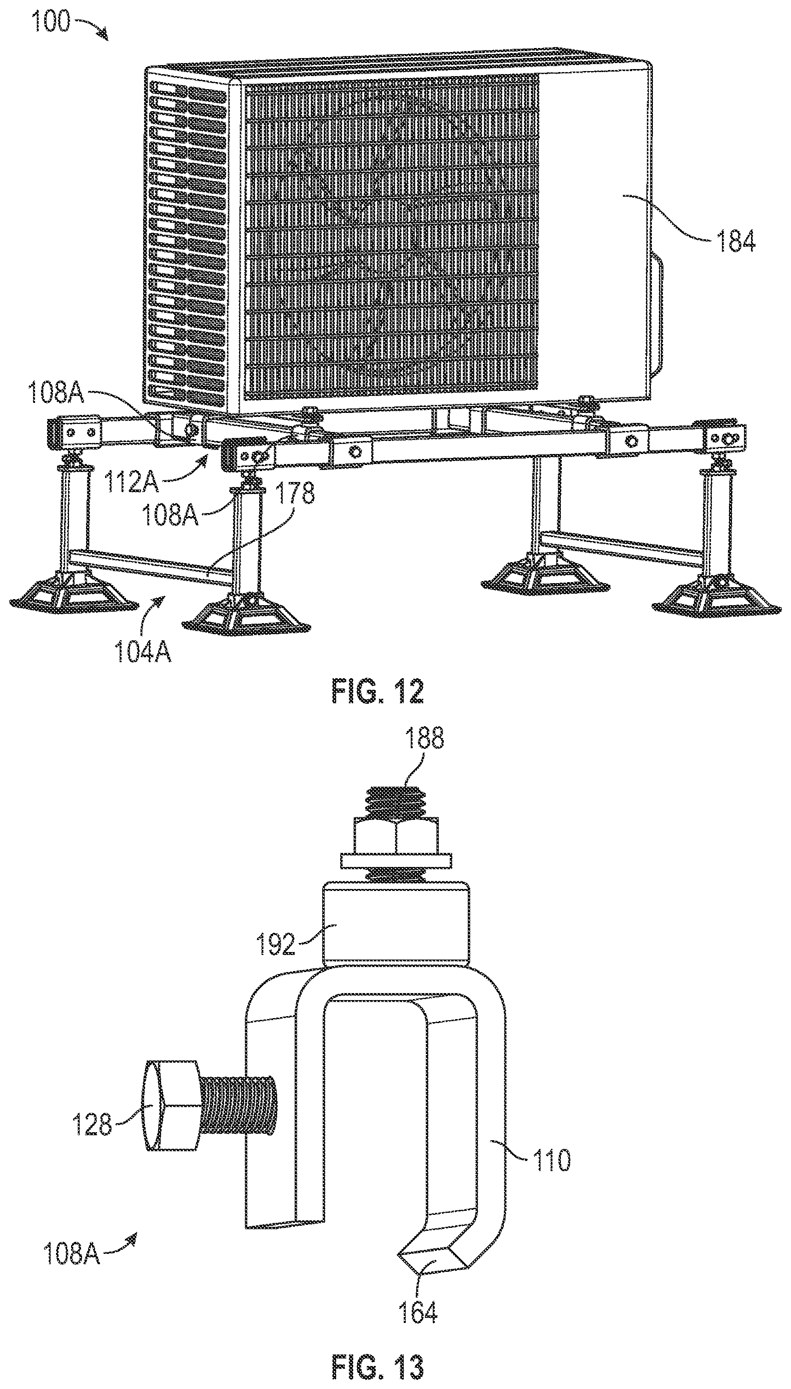 Patent US12618493 Figure 9 – Modular support system and clamp
