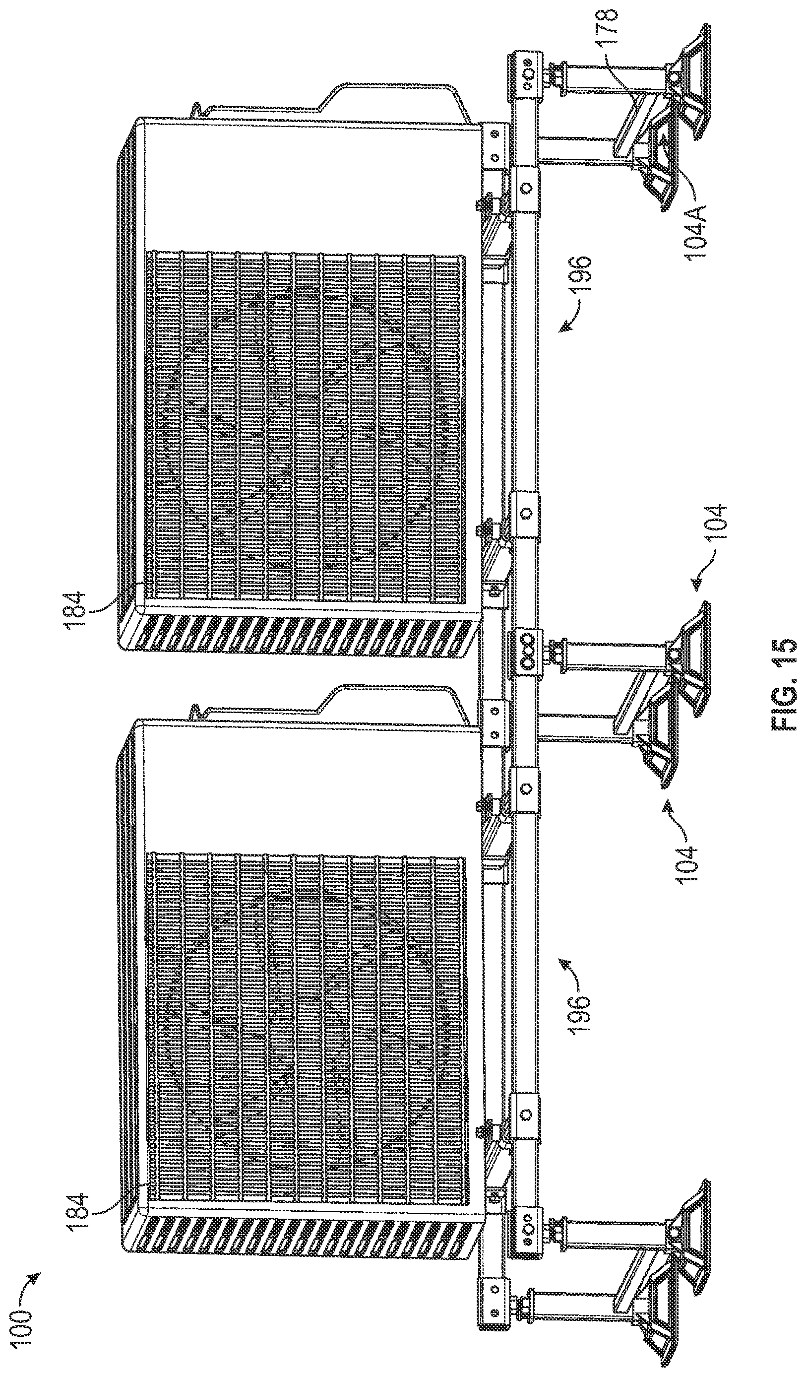Patent US12618493 Figure 11 – Modular support system and clamp
