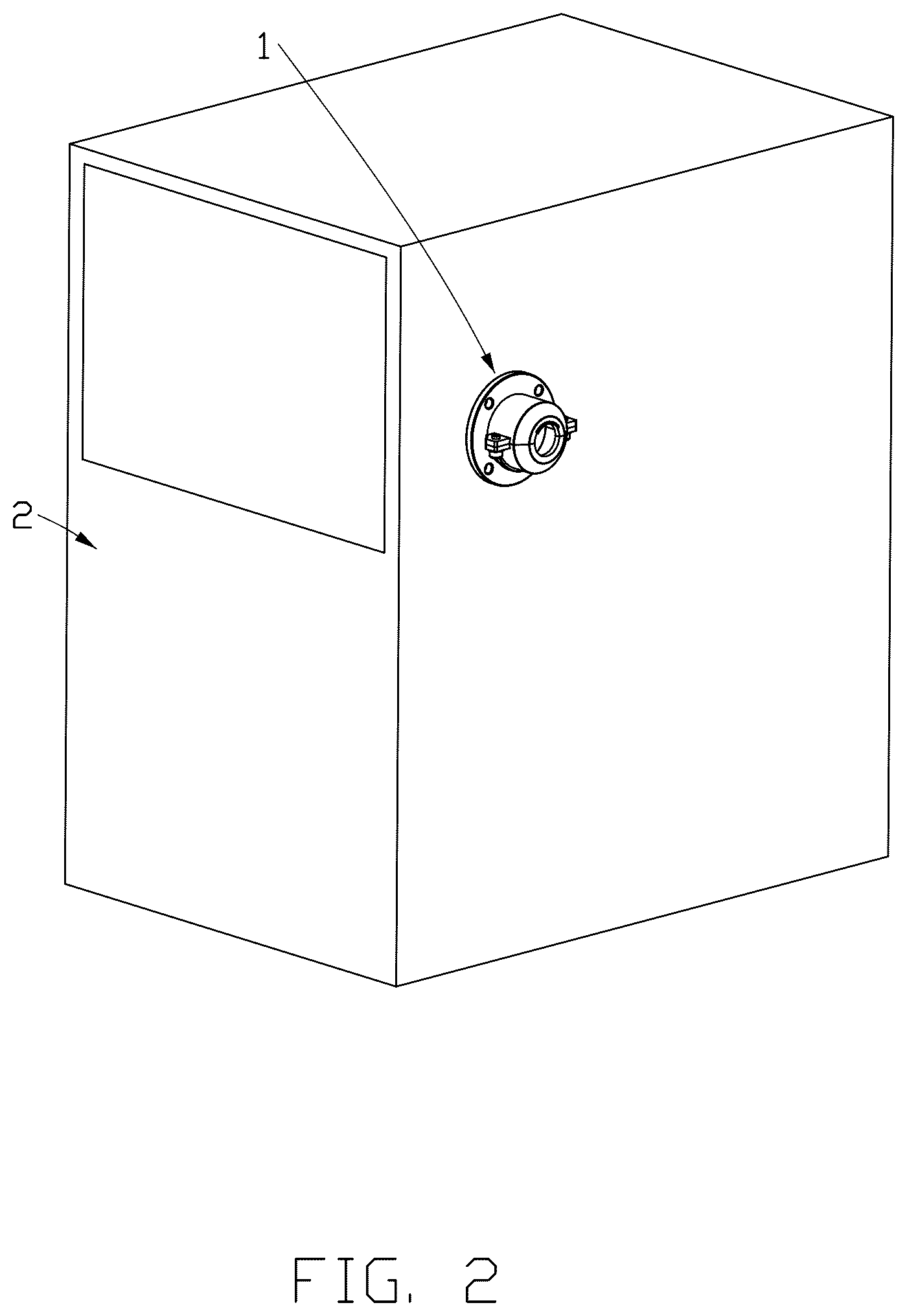 Patent US12618494 Figure 2 – Sealing workpiece and vacuum testing equipment