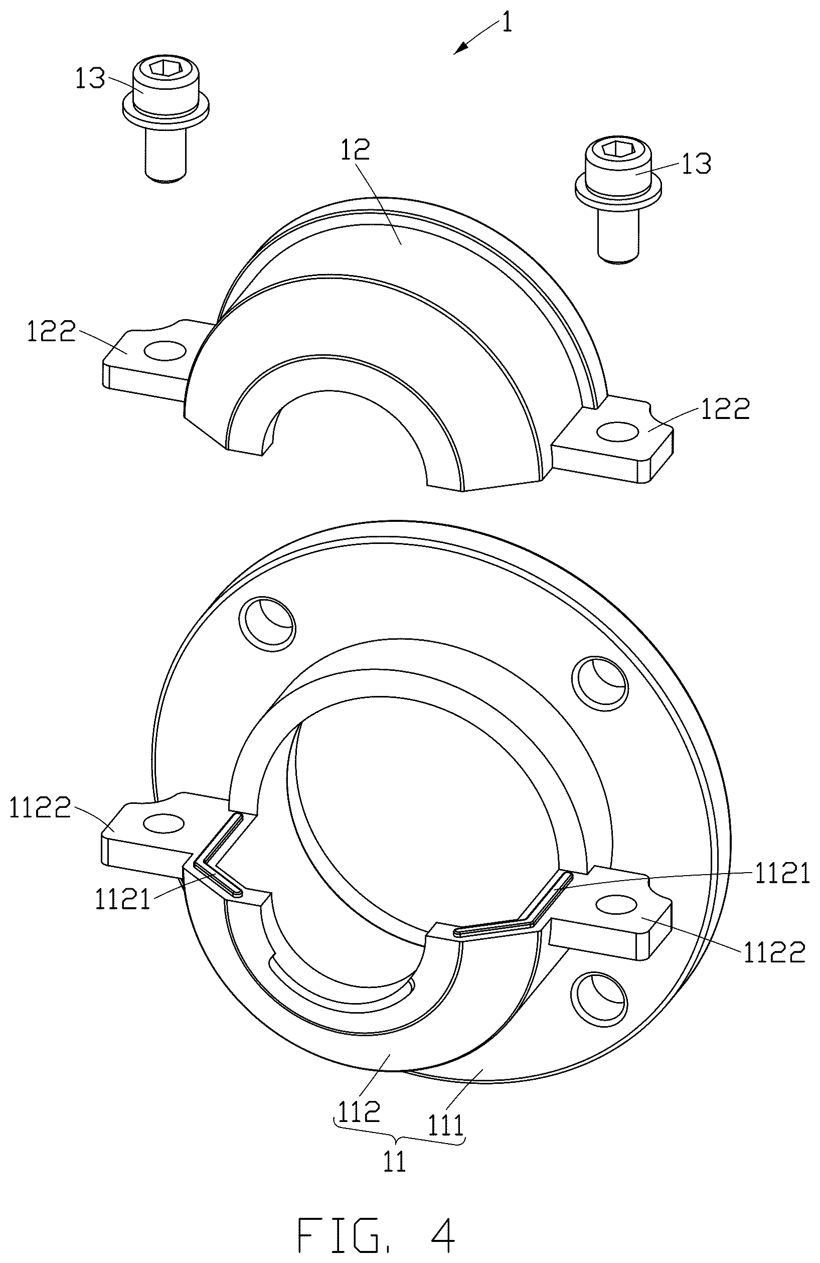 Patent US12618494 Figure 4 – Sealing workpiece and vacuum testing equipment