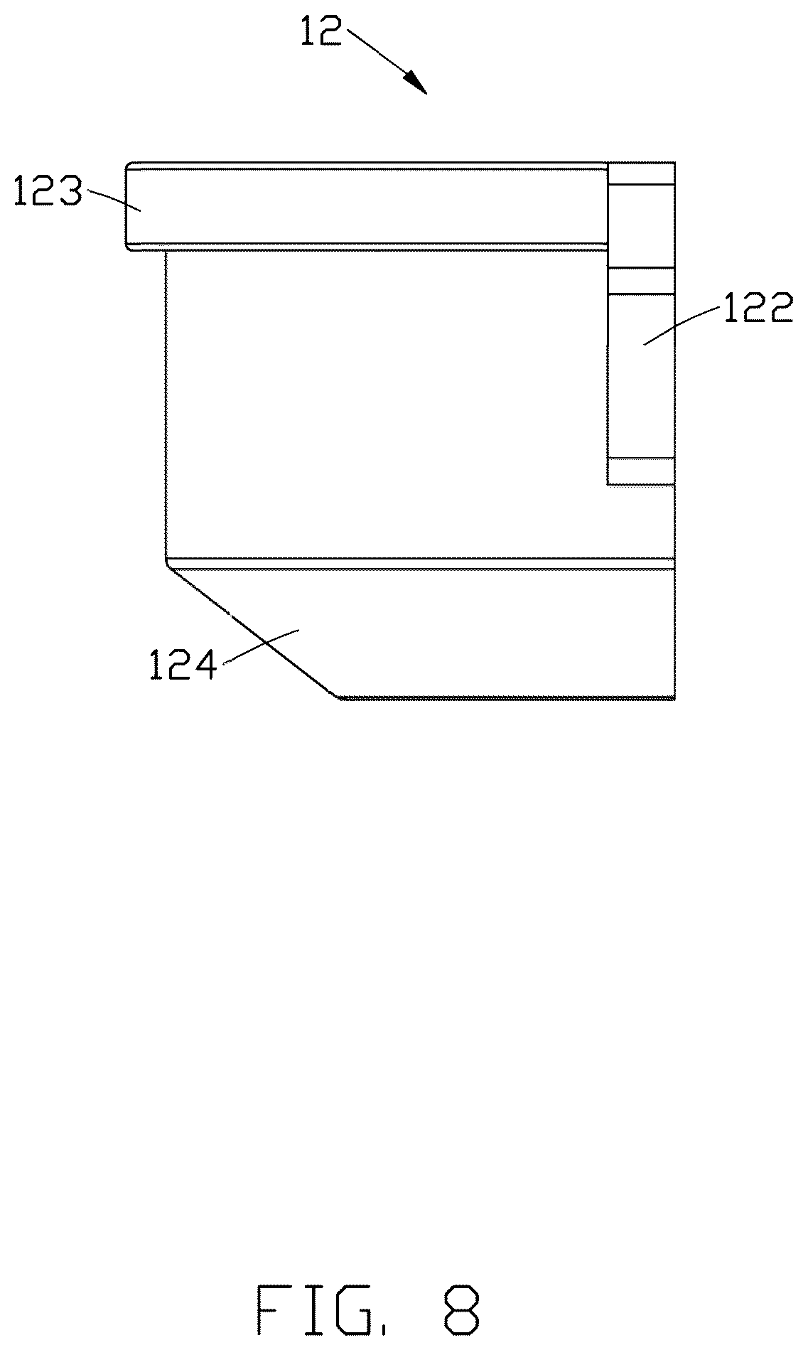 Patent US12618494 Figure 8 – Sealing workpiece and vacuum testing equipment