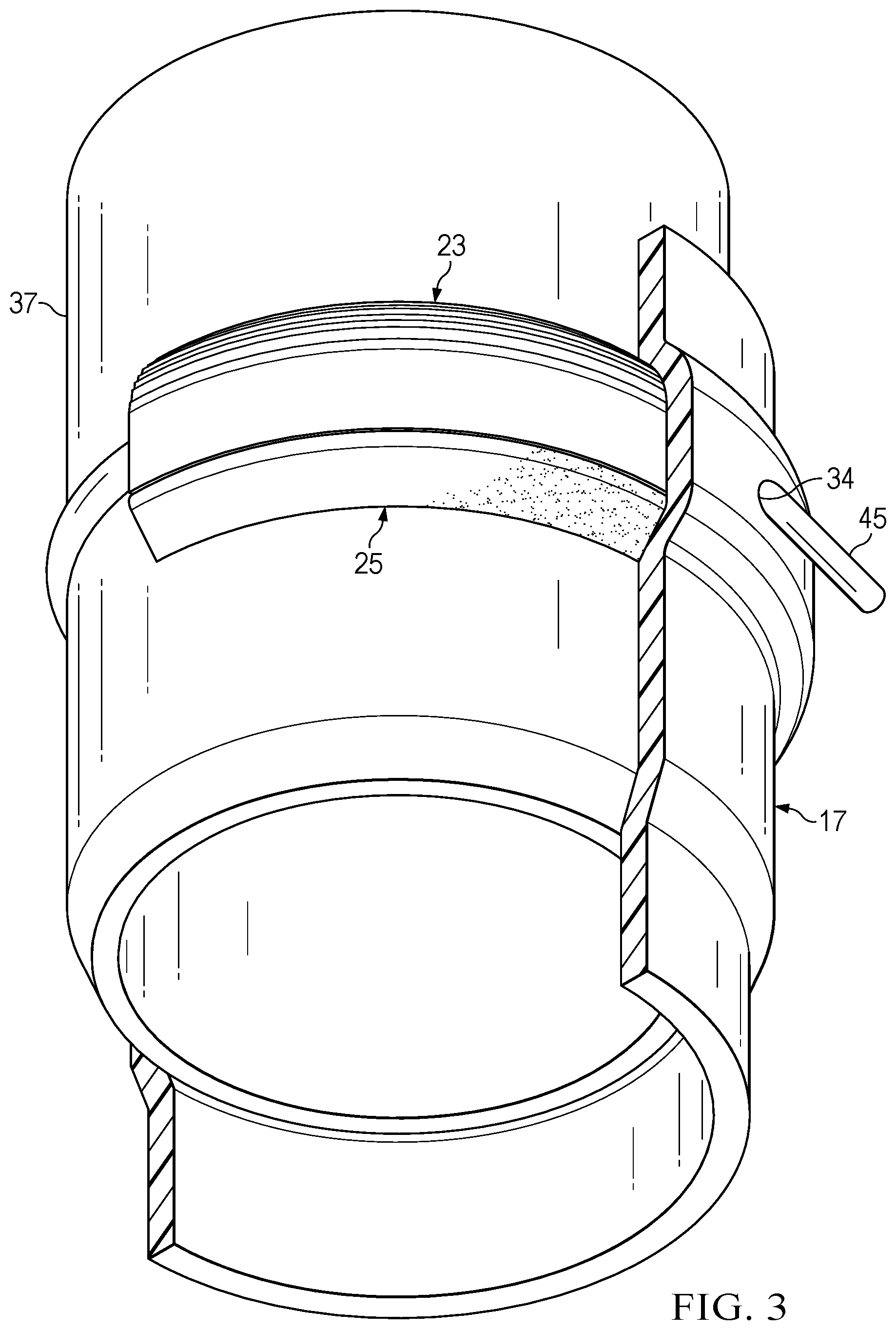Patent US12618501 Figure 3 – Spline lock restrained pipe joining system for plastic pipe