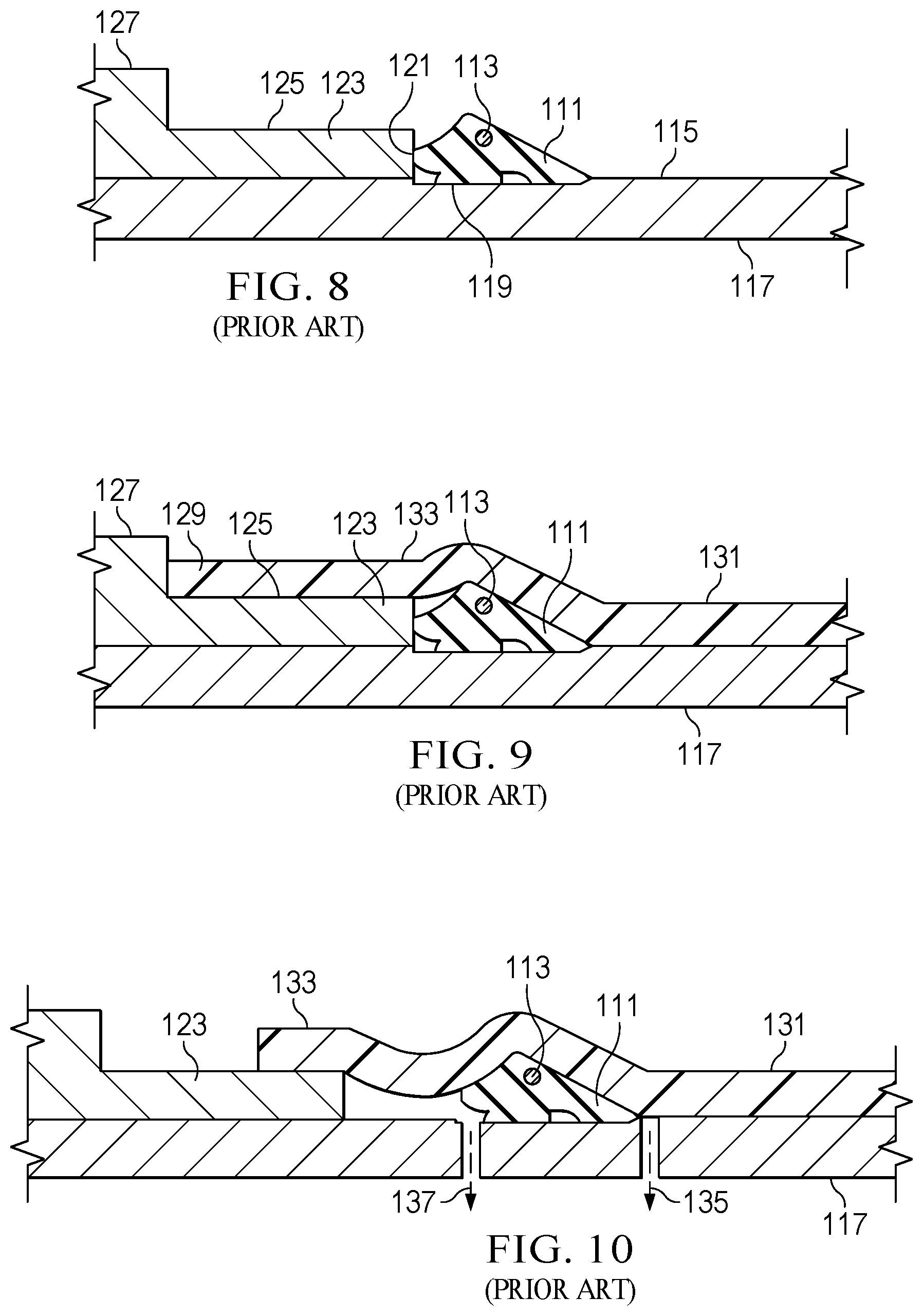 Patent US12618501 Figure 8 – Spline lock restrained pipe joining system for plastic pipe