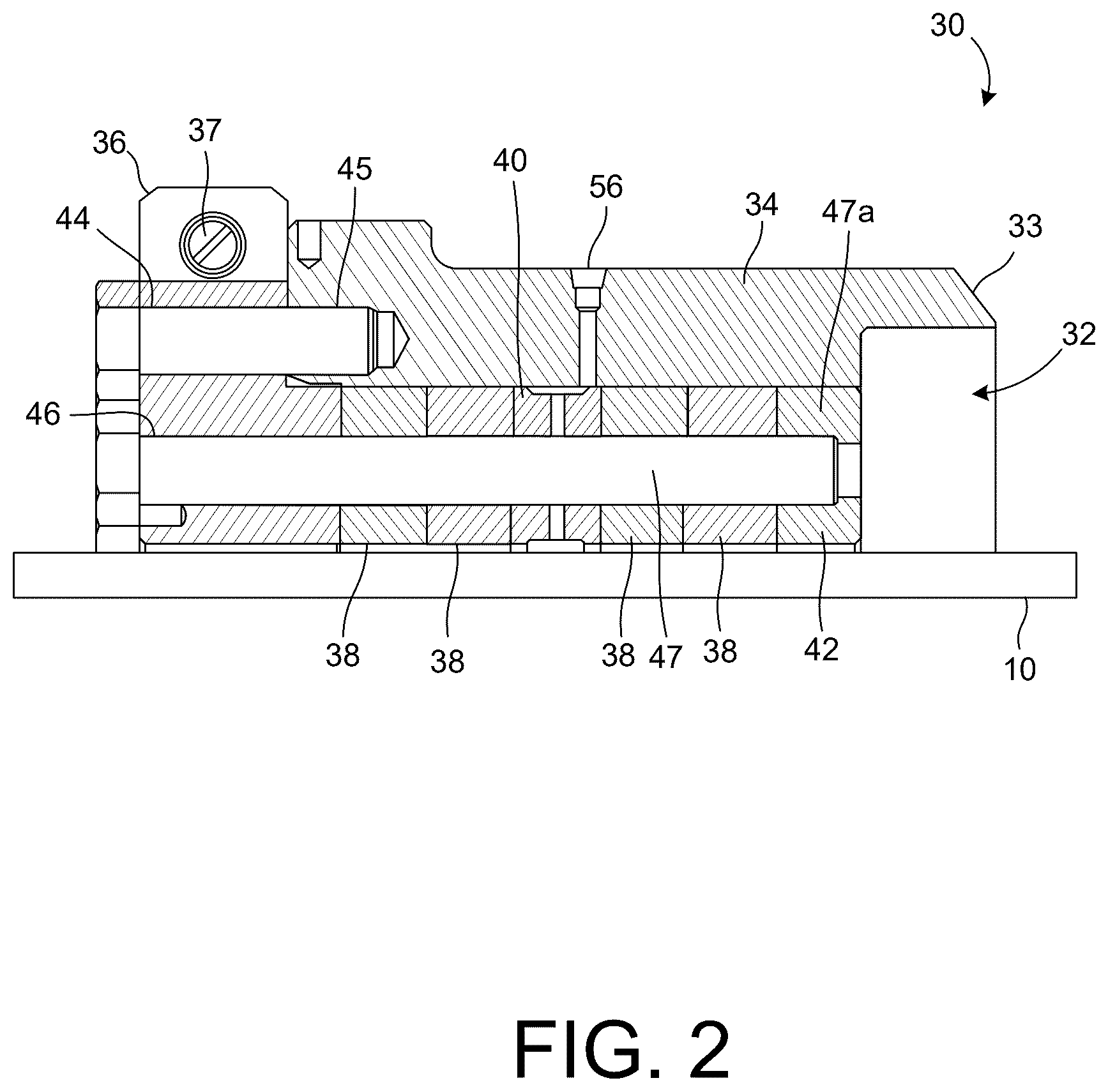 Patent US12618504 Figure 2 – Connector for subsea pipelines and risers, and repair of a pipeline or riser utilizing the connector