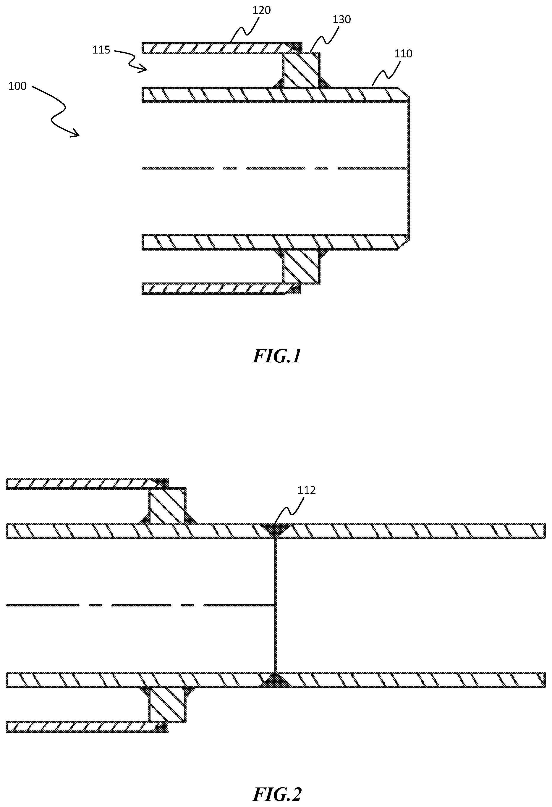 Patent US12618505 Figure 1 – Insulated welded joint for pipe-in-pipe systems
