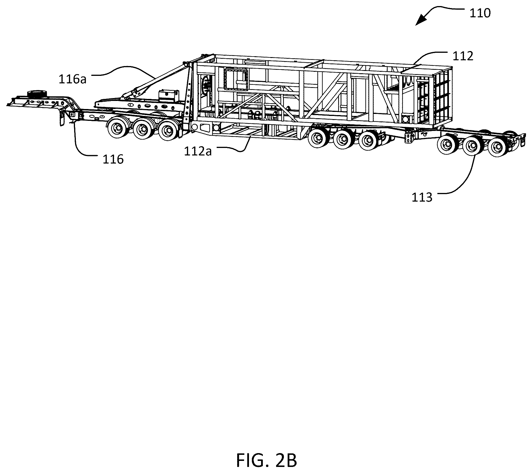 Patent US12618506 Figure 3 – Mobile electric power generation trailer system and methods