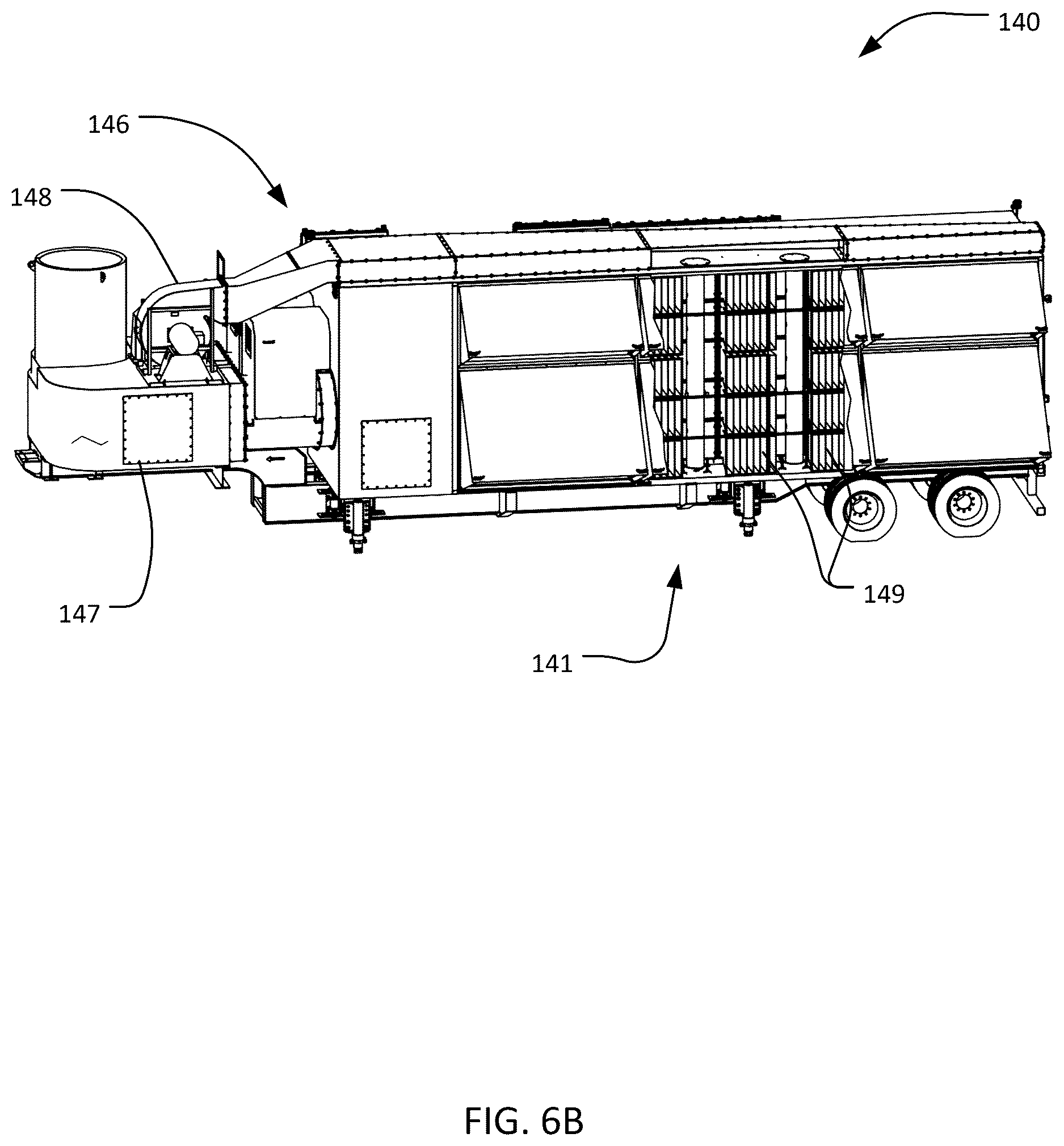 Patent US12618506 Figure 10 – Mobile electric power generation trailer system and methods