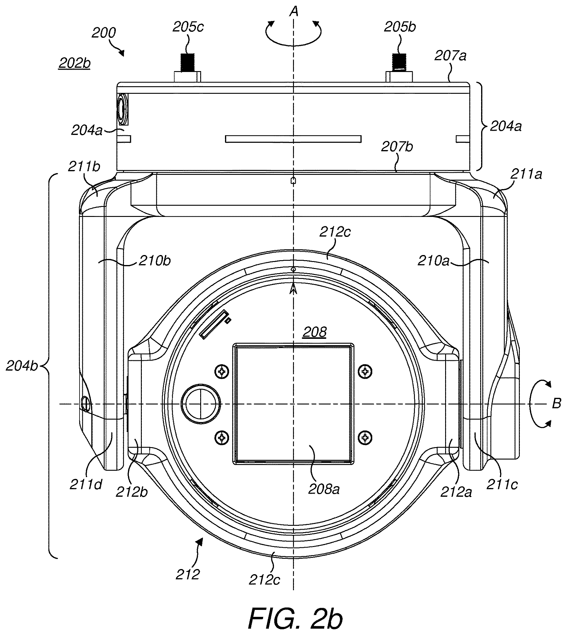 Patent US12618507 Figure 4 – Gimbal stabilisation system