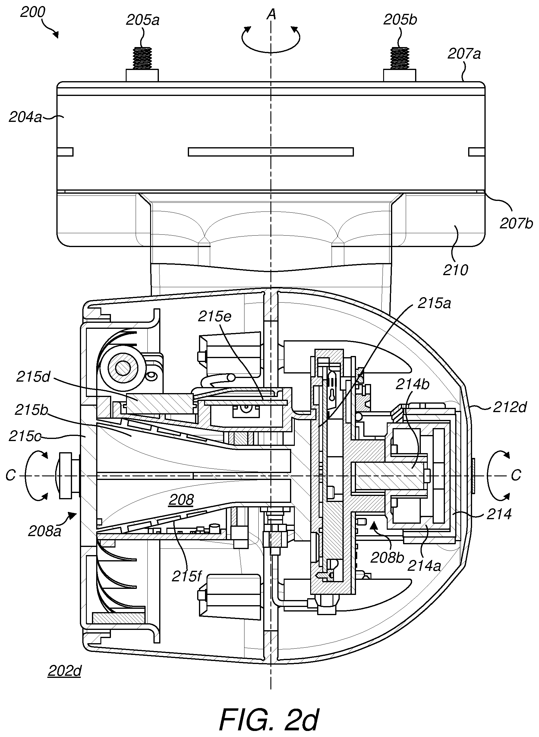 Patent US12618507 Figure 6 – Gimbal stabilisation system